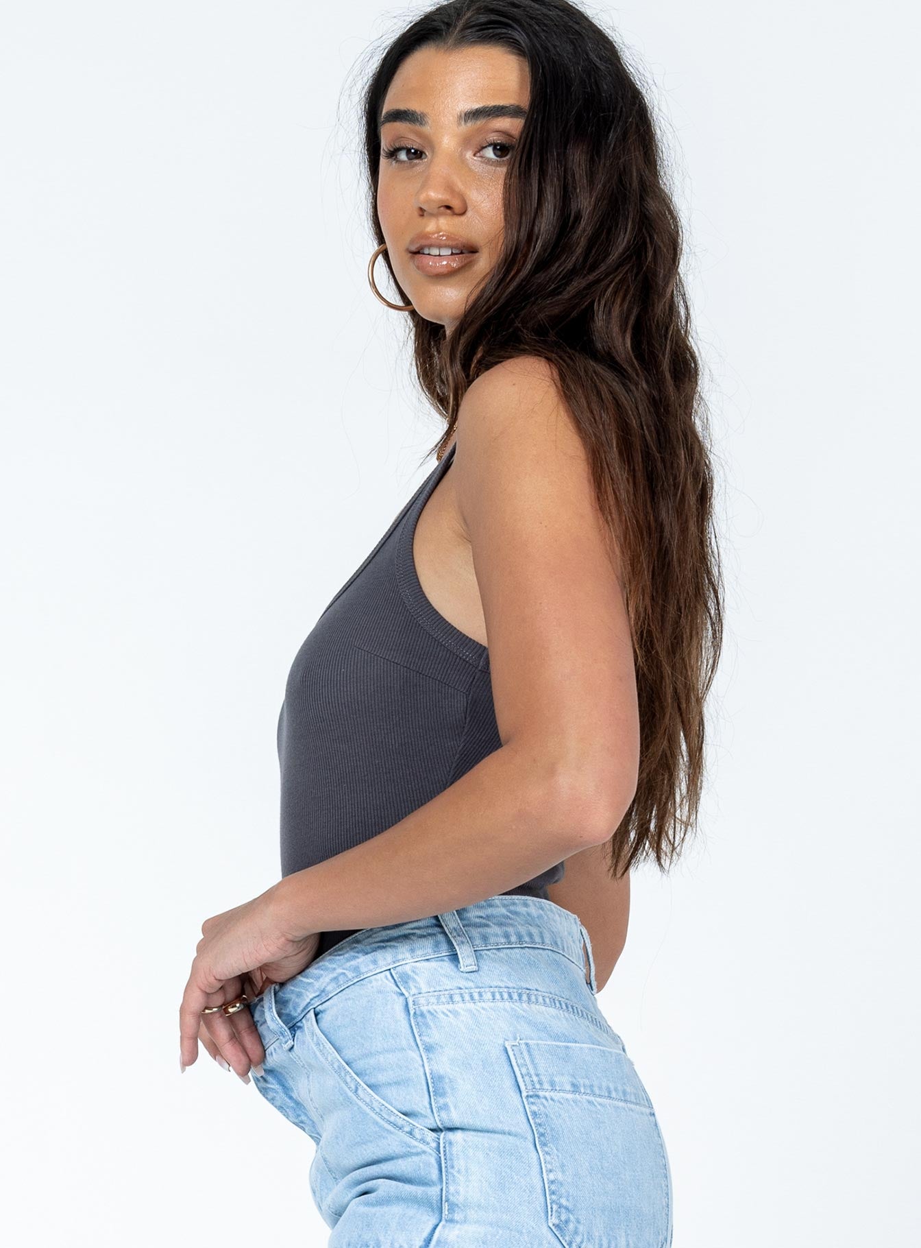 Camellia Bodysuit Slate Grey - Image 4