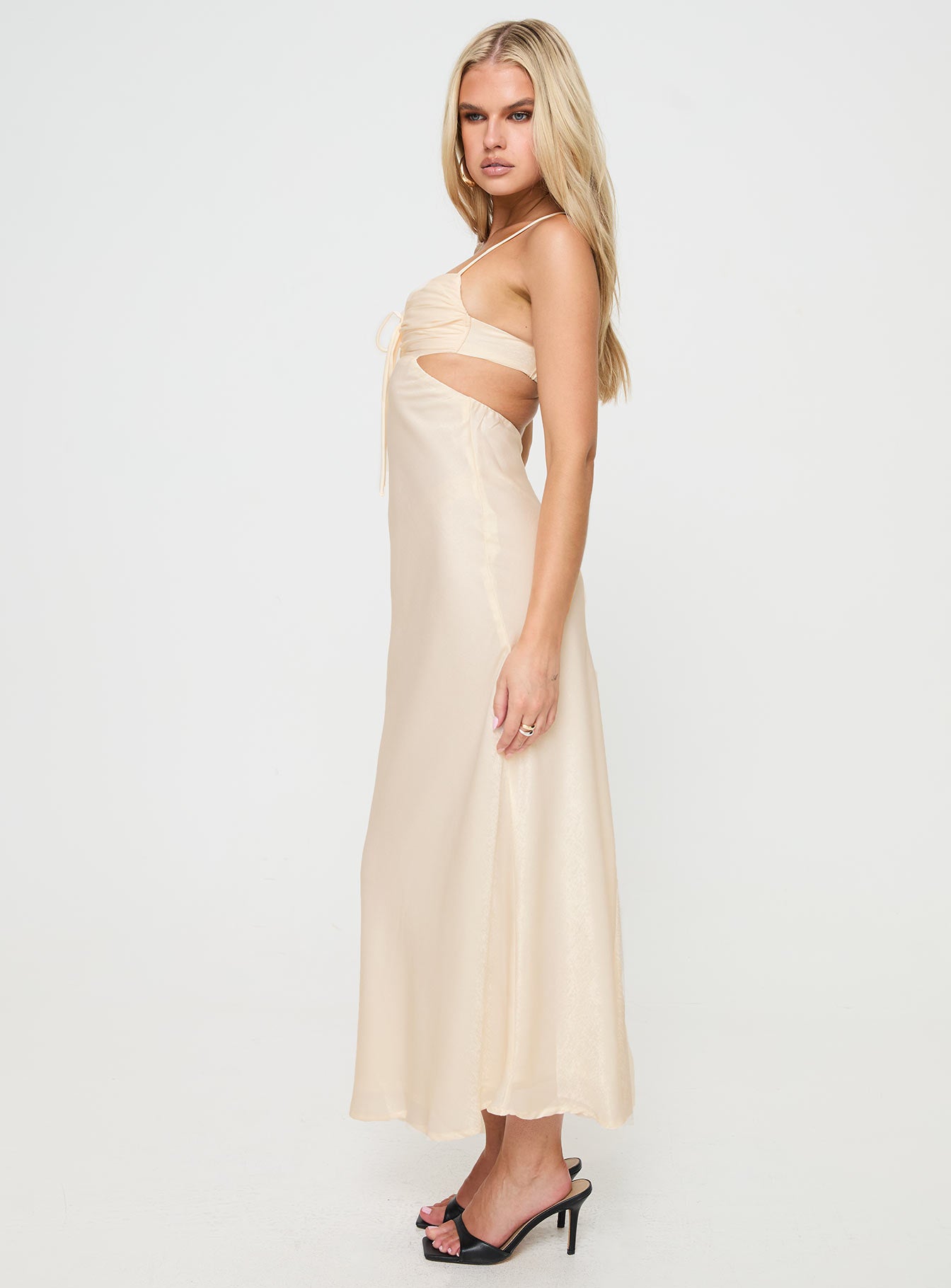 Durand Maxi Dress Cream - Image 4