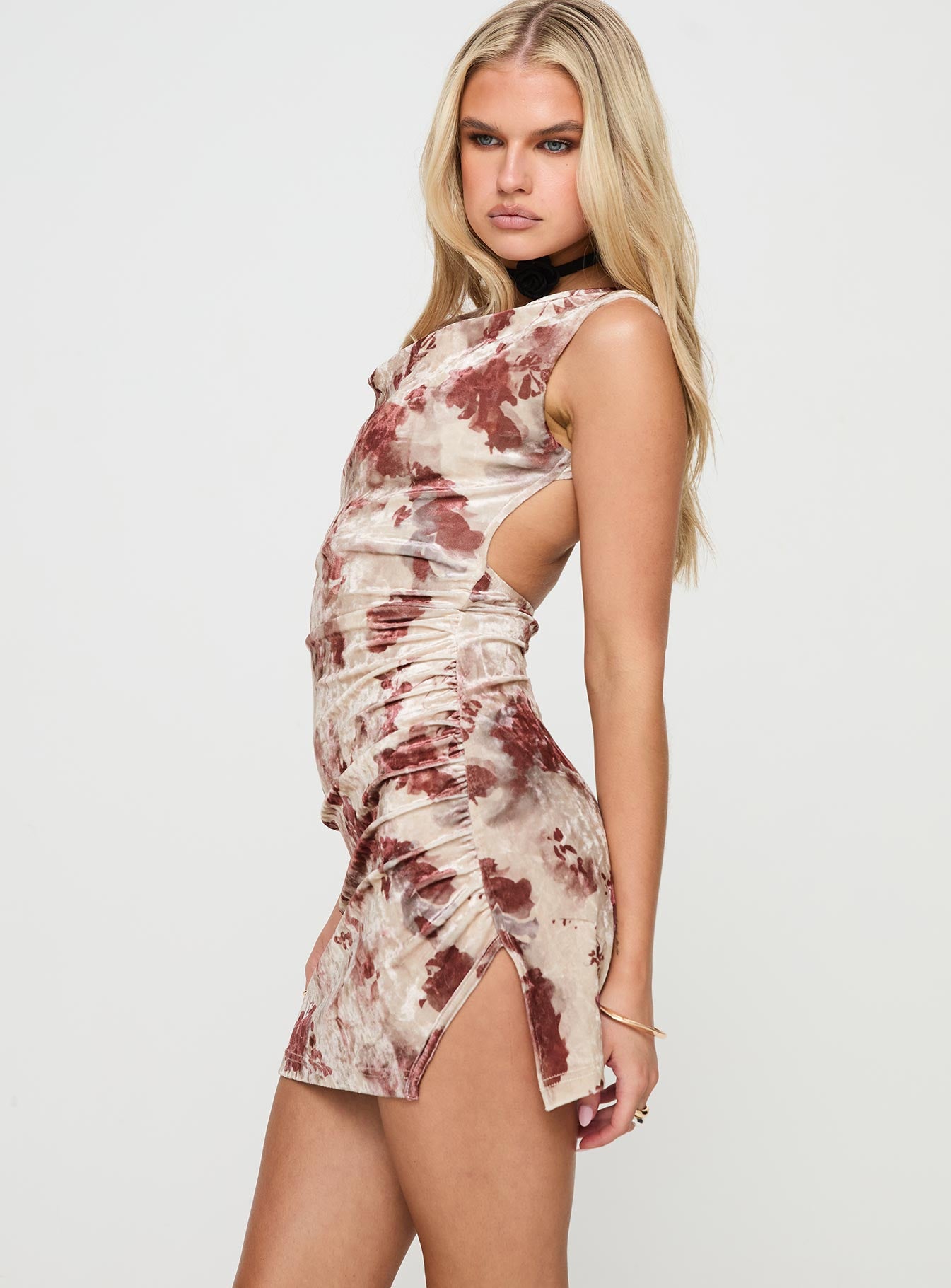 Palmerston Backless Mini Dress Multi - Image 4