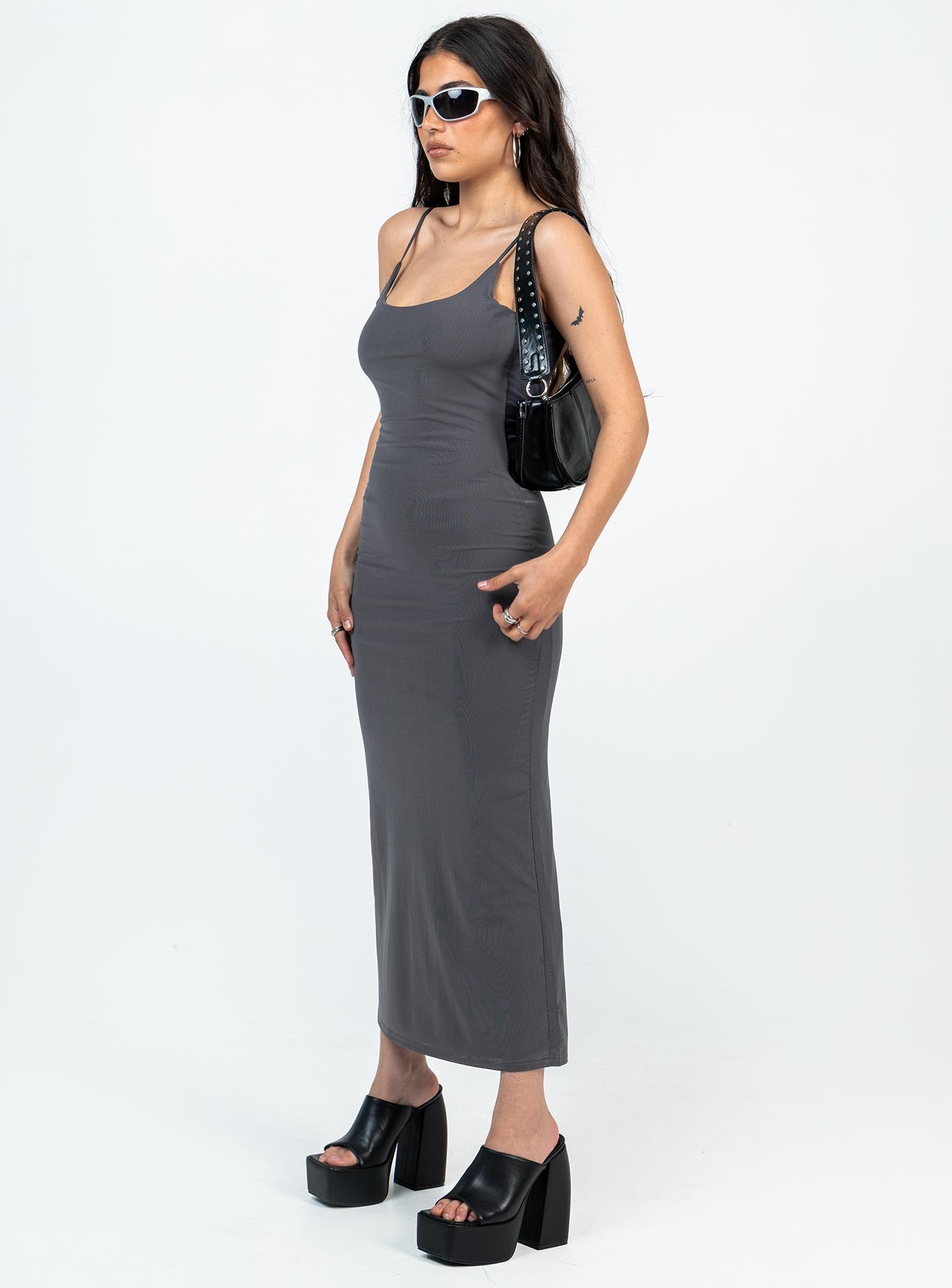 Knox Maxi Dress Slate Petite - Image 4
