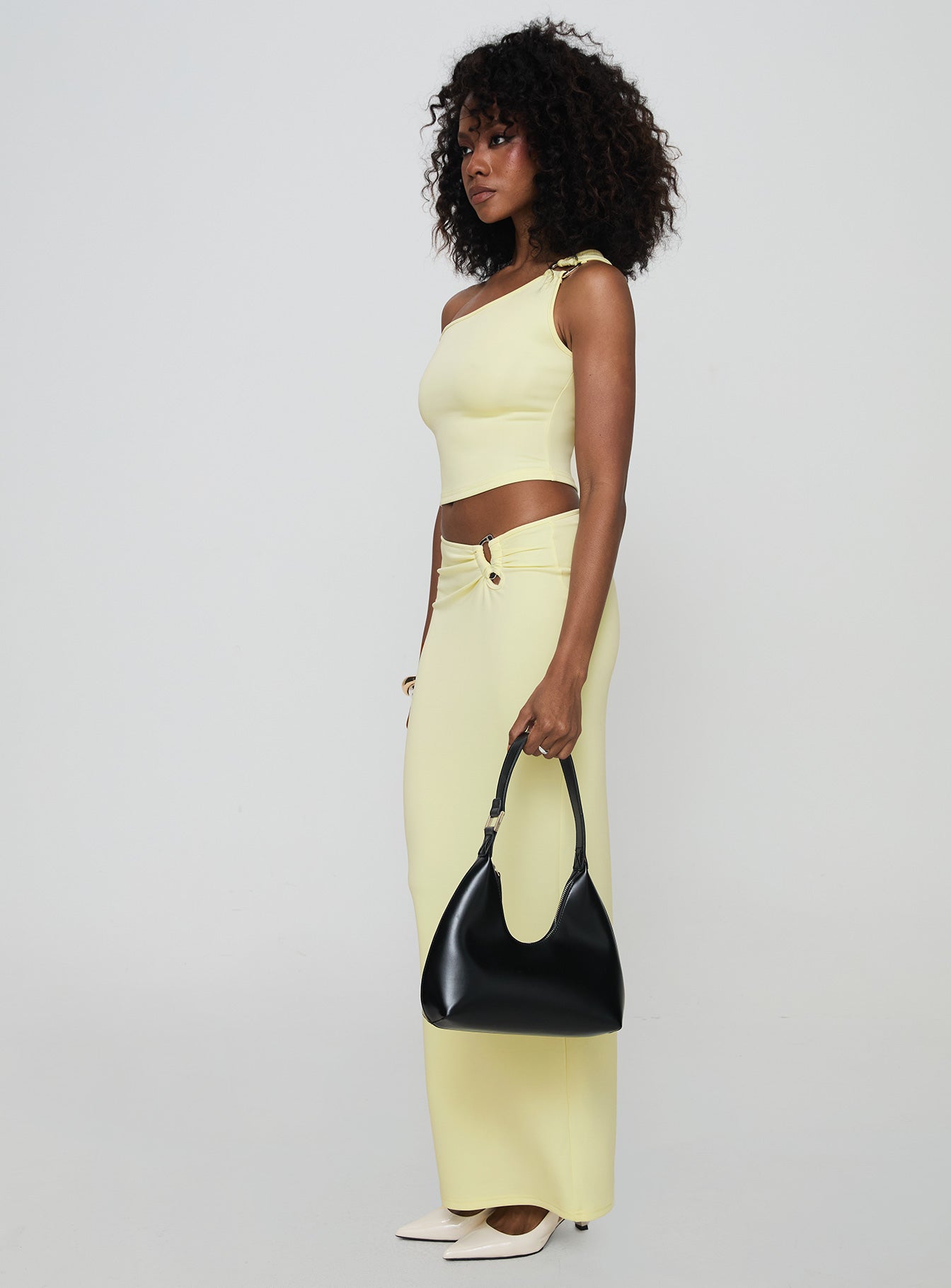 Whiley Maxi Skirt Cream - Image 4