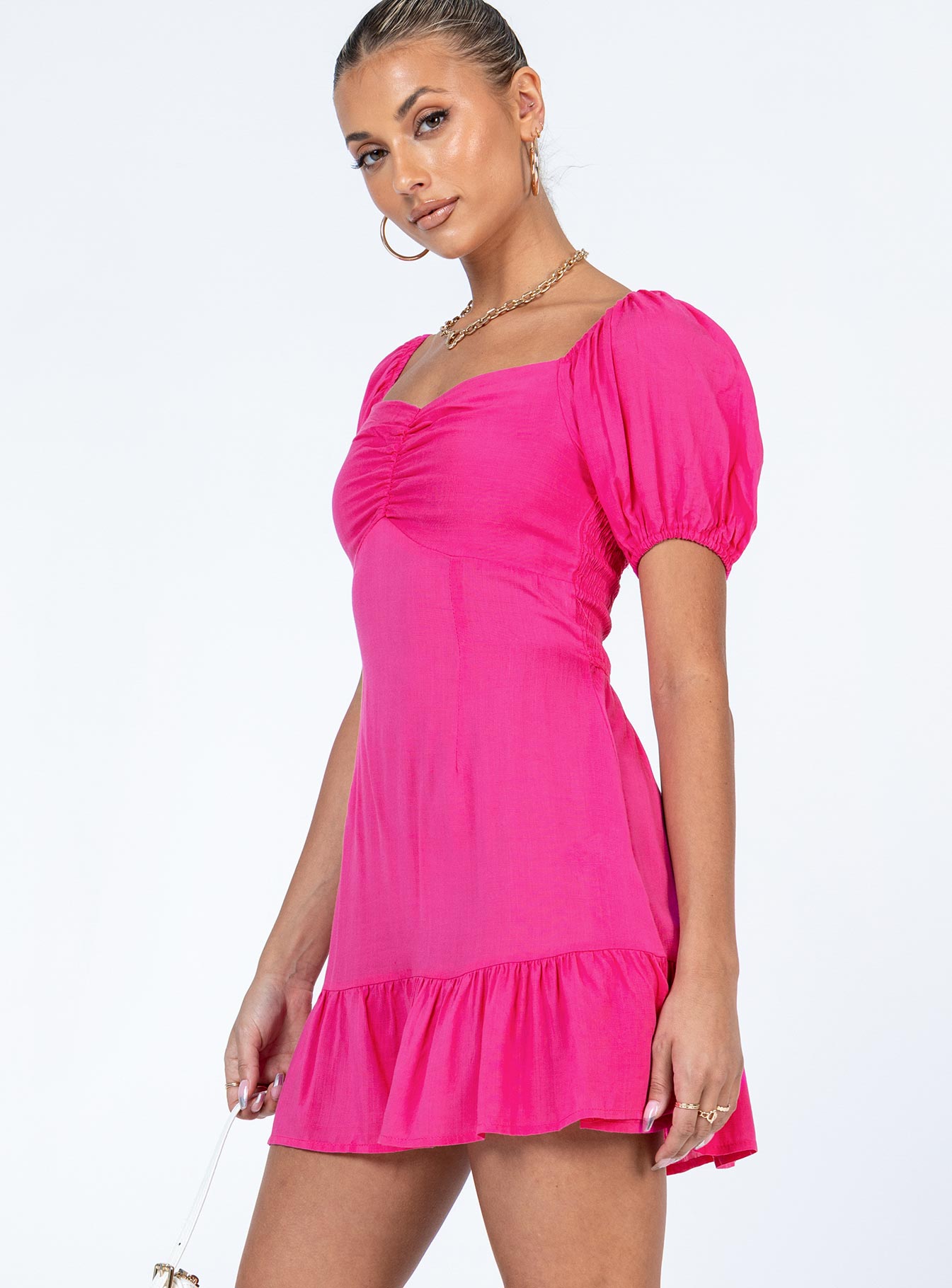 Someday Soon Mini Dress Pink - Image 3