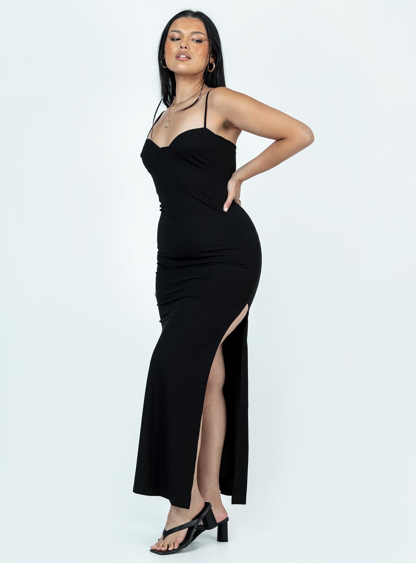 Belladonna Maxi Dress Black - Image 3