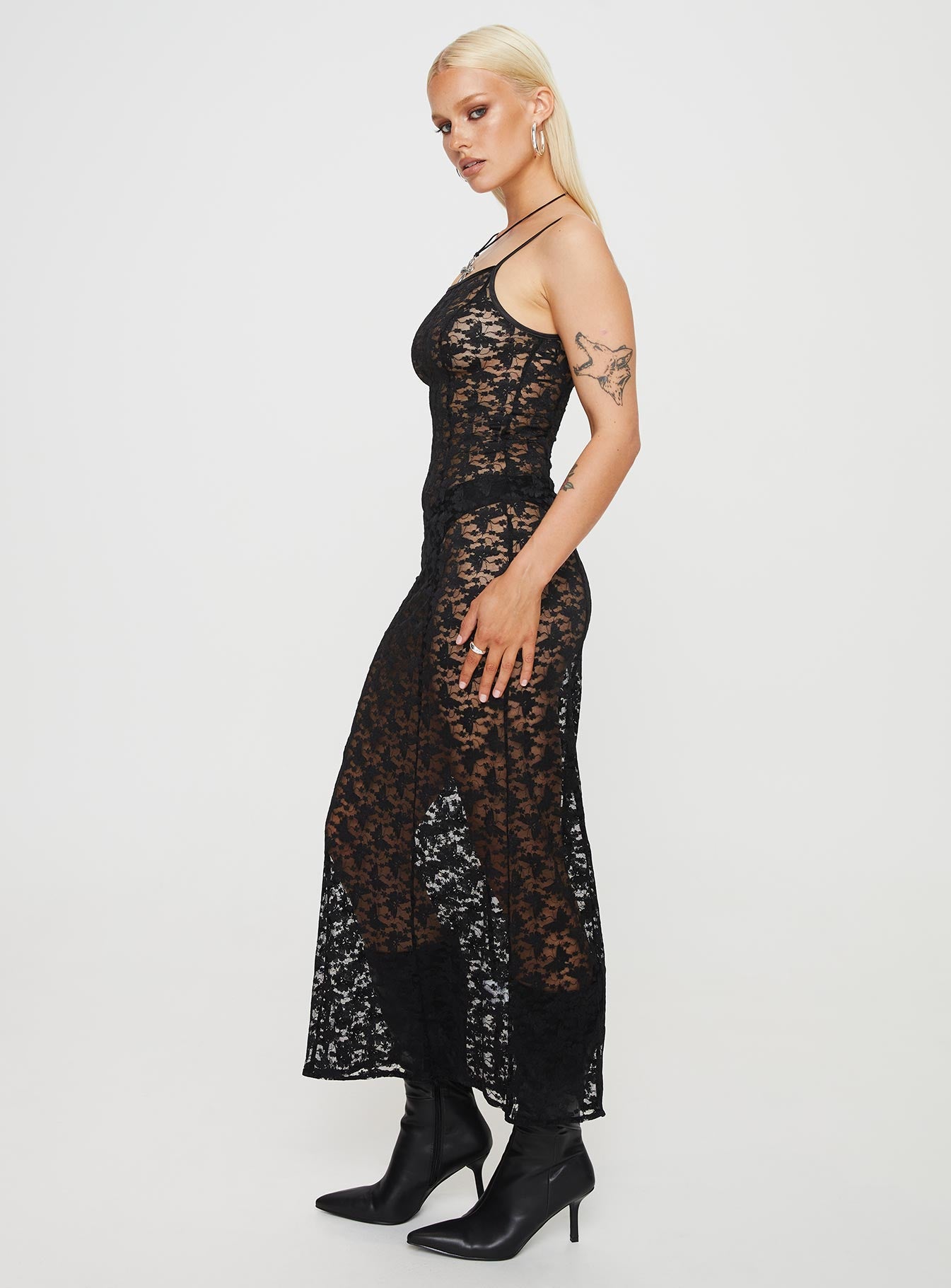 Countess Maxi Dress Black - Image 4