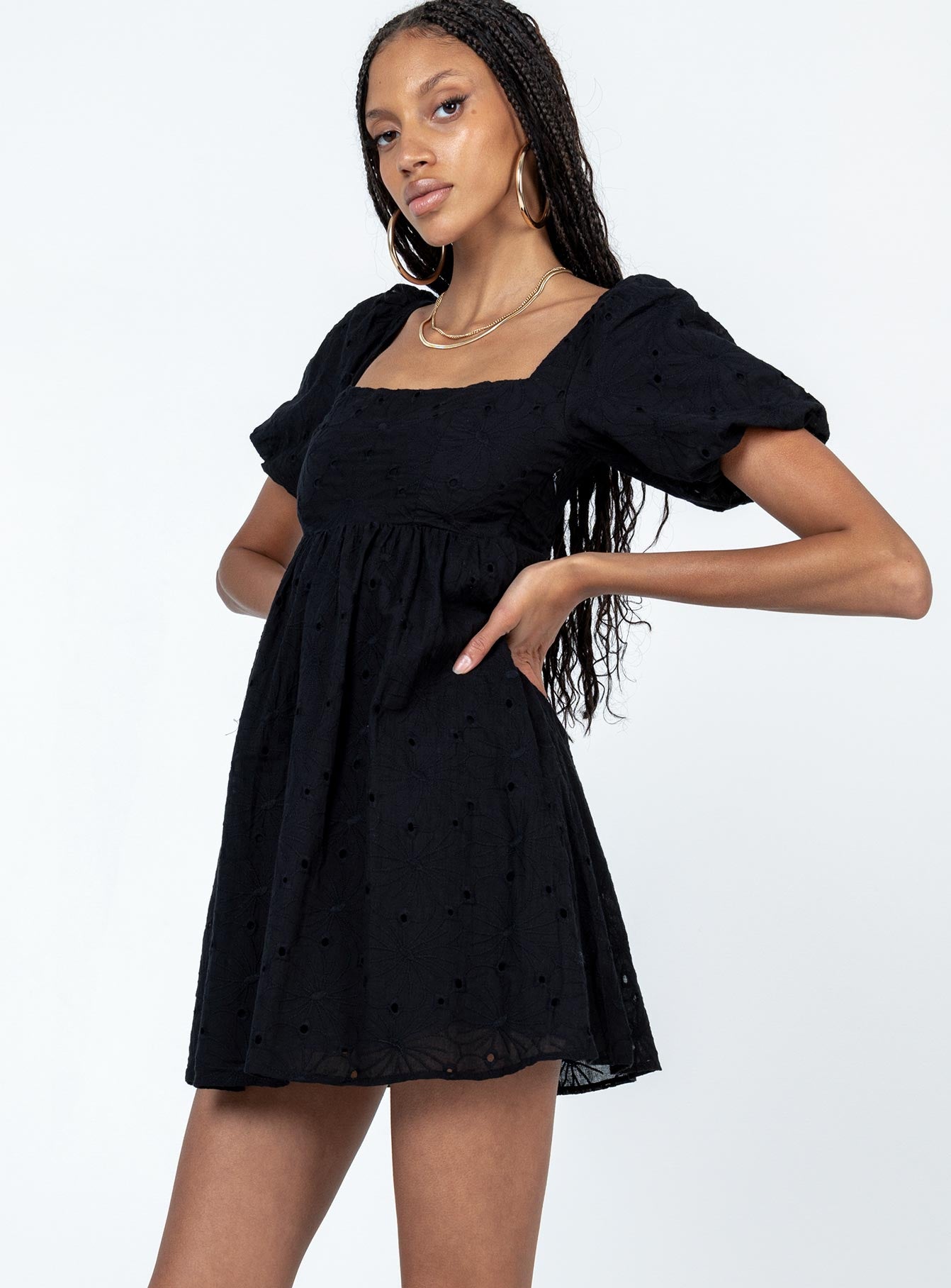 Cami Mini Dress Black - Image 3