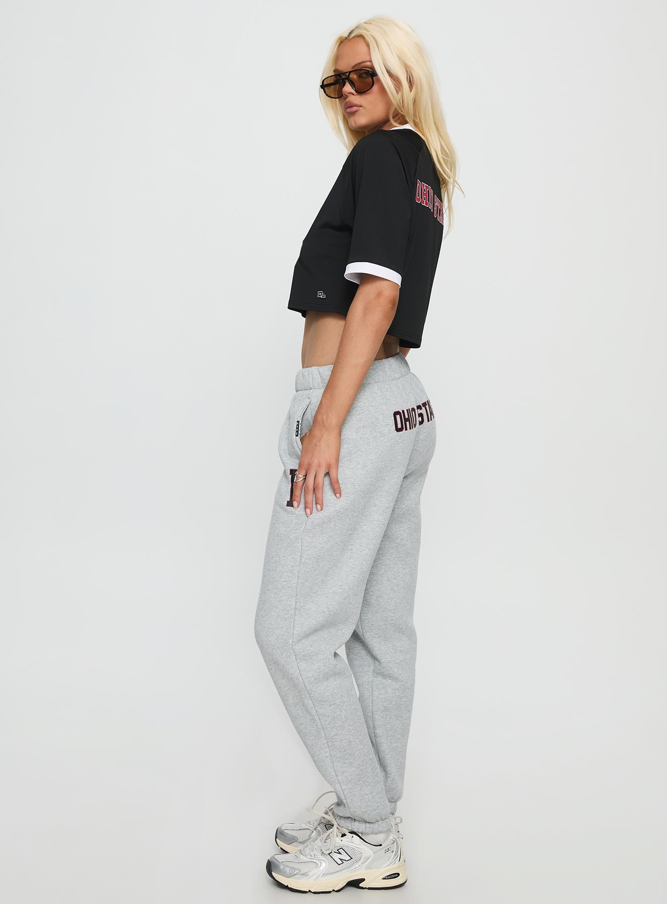 Ohio State Basic Sweatpants Grey - Image 3