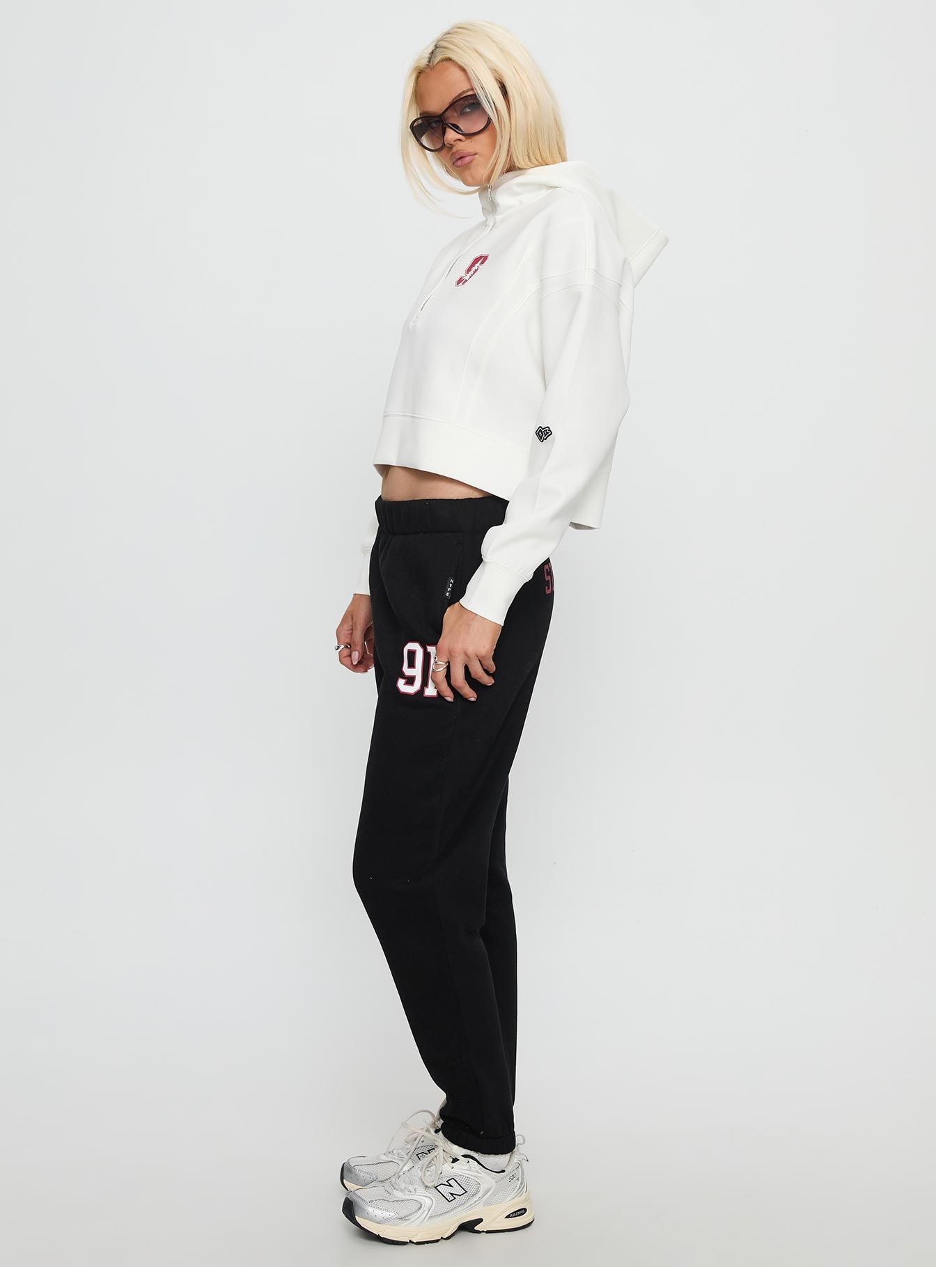 Stanford Basic Sweatpants Black - Image 4