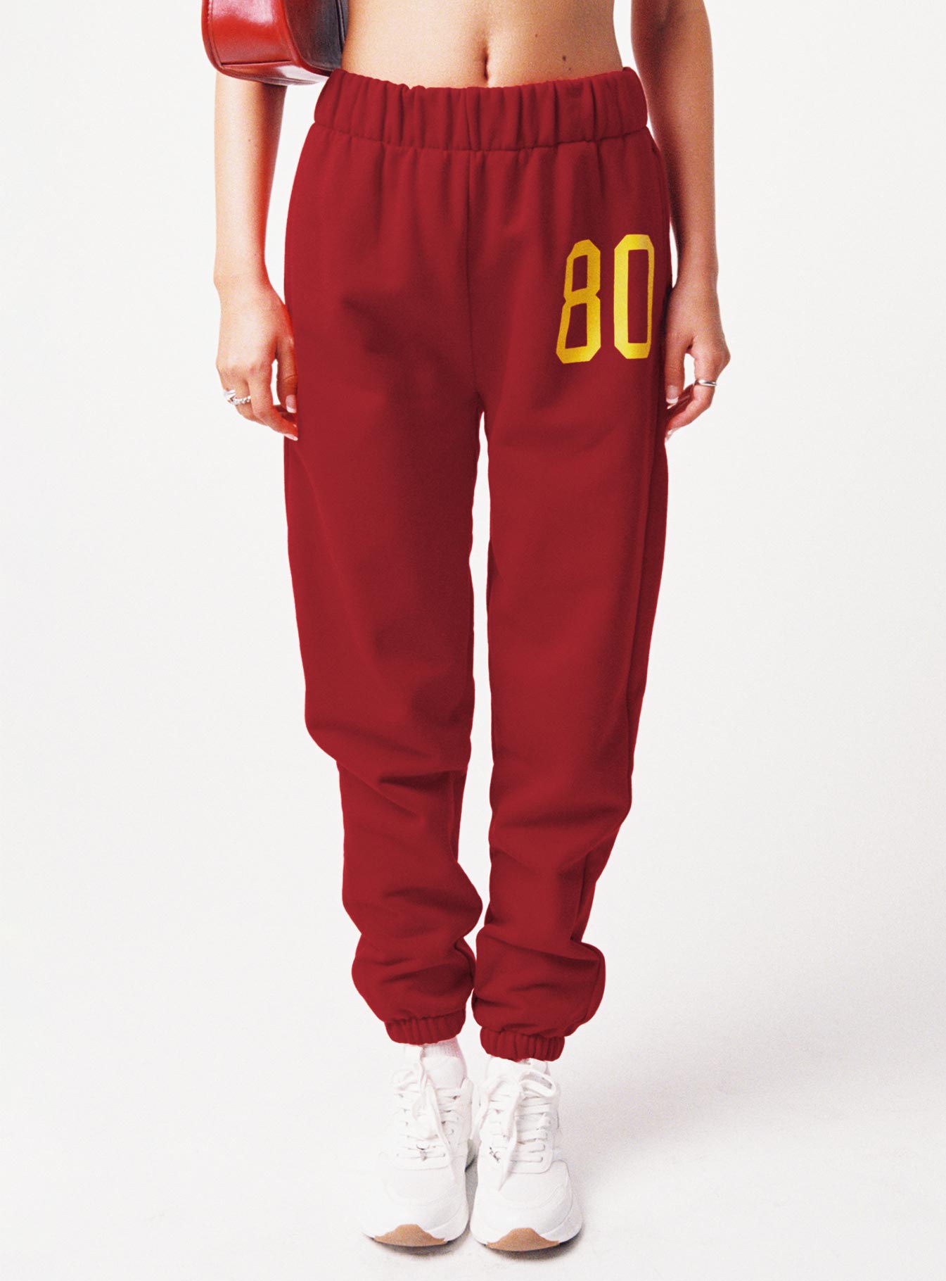 USC Sweatpants Cardinal Red / White - Image 3