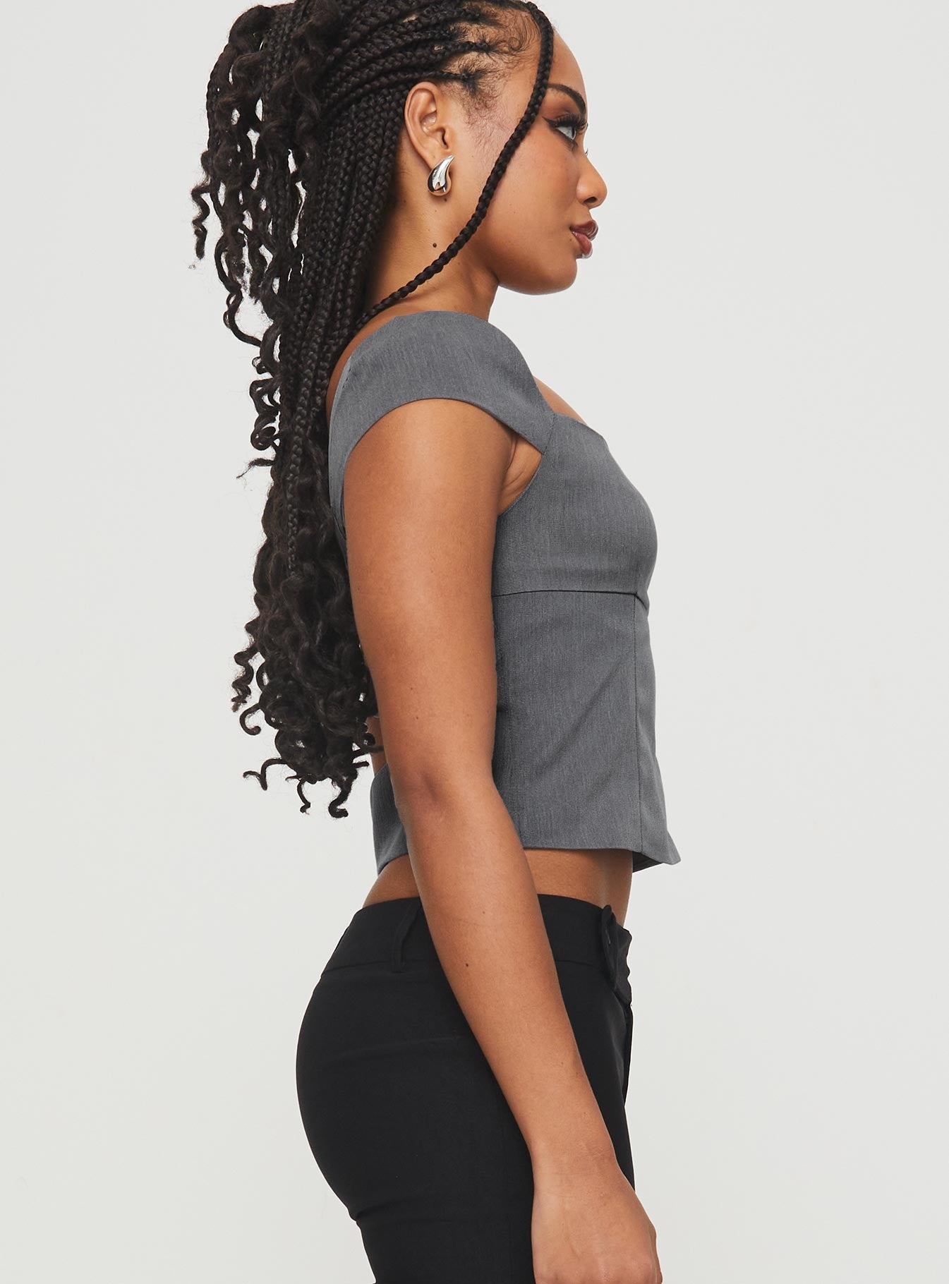 Irie Top Grey - Image 4