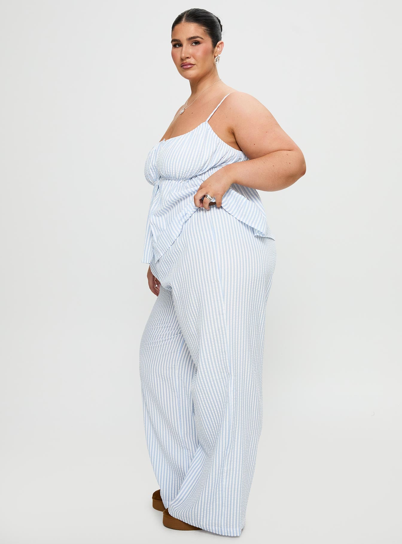 Cassini Set Blue Stripe Curve - Image 4