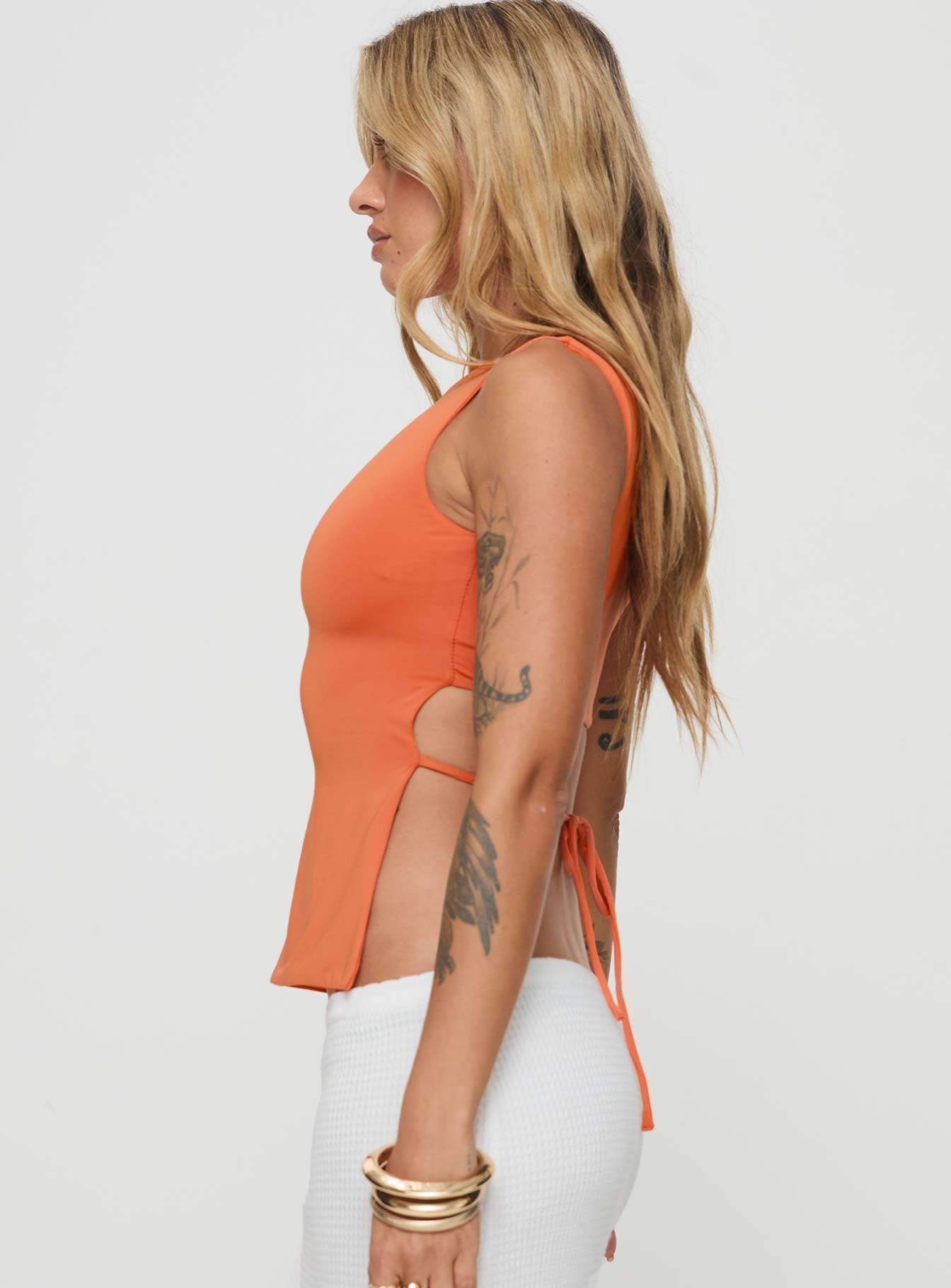 Uzo Top Orange - Image 4