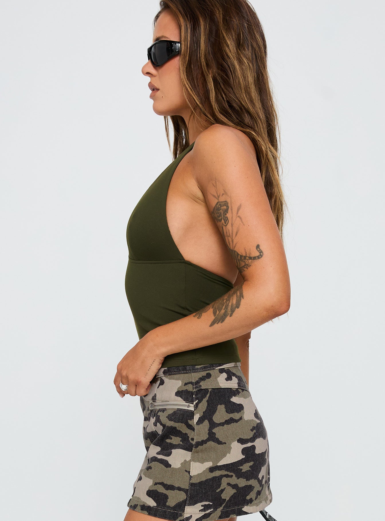 Impress Me Halter Top Green - Image 4