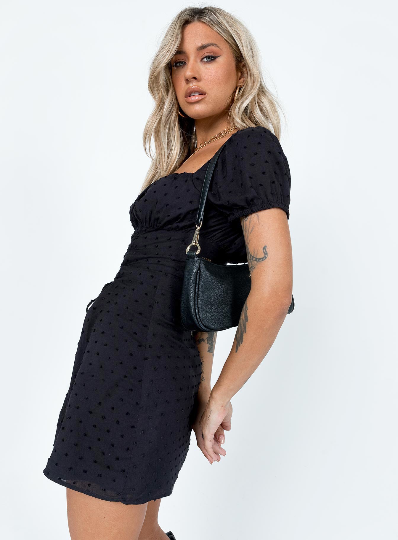 Fauci Mini Dress Black - Image 4
