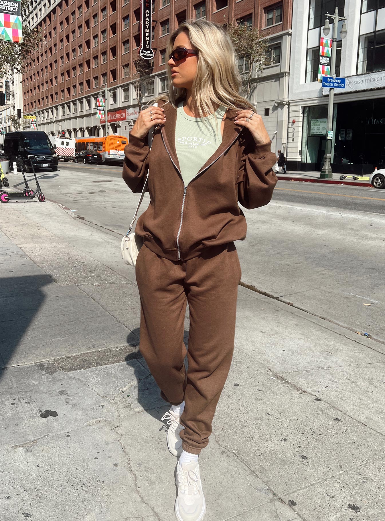 Renna Track Pants Brown - Image 4