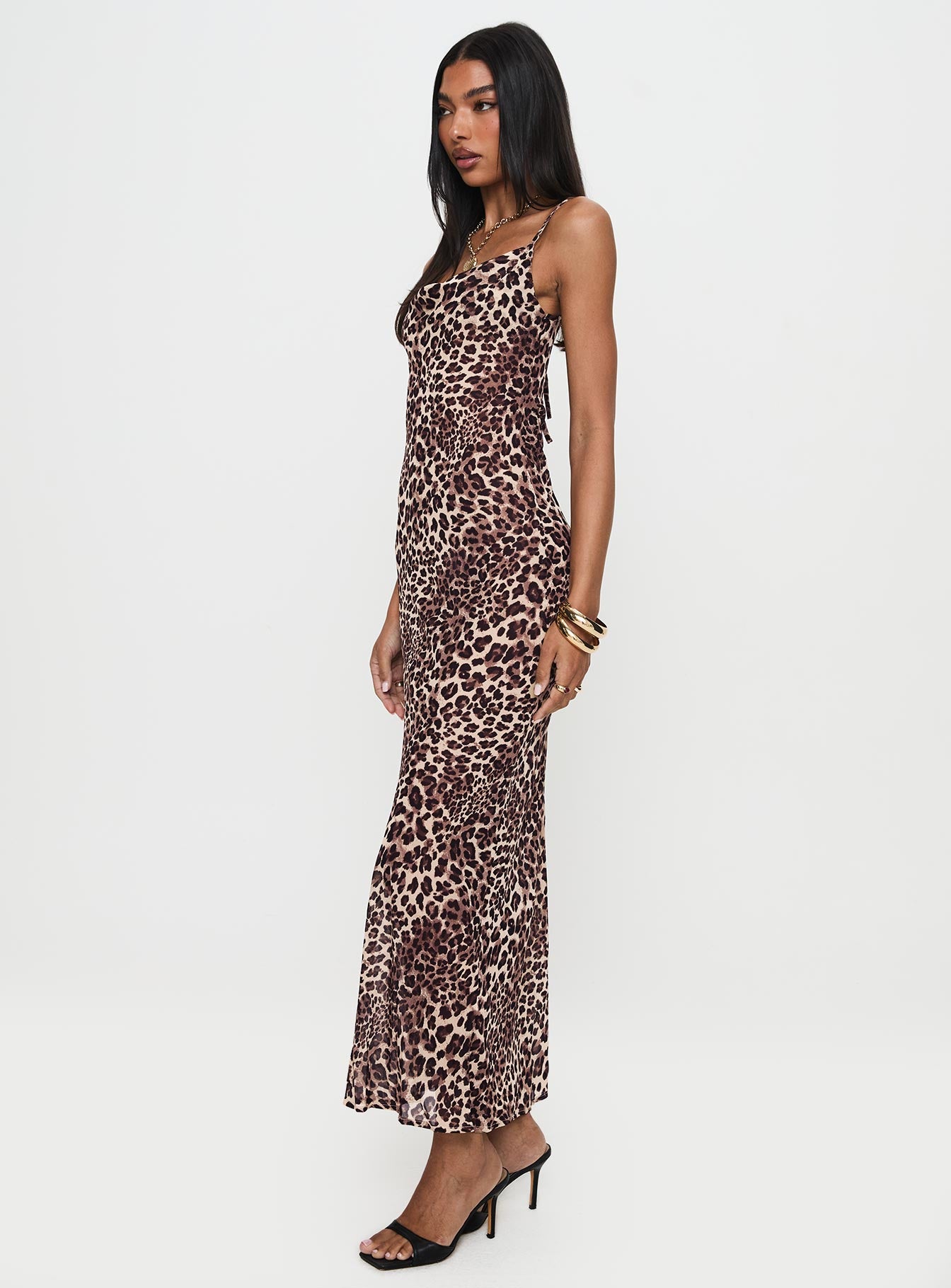 Paolina Maxi Dress Leopard - Image 4