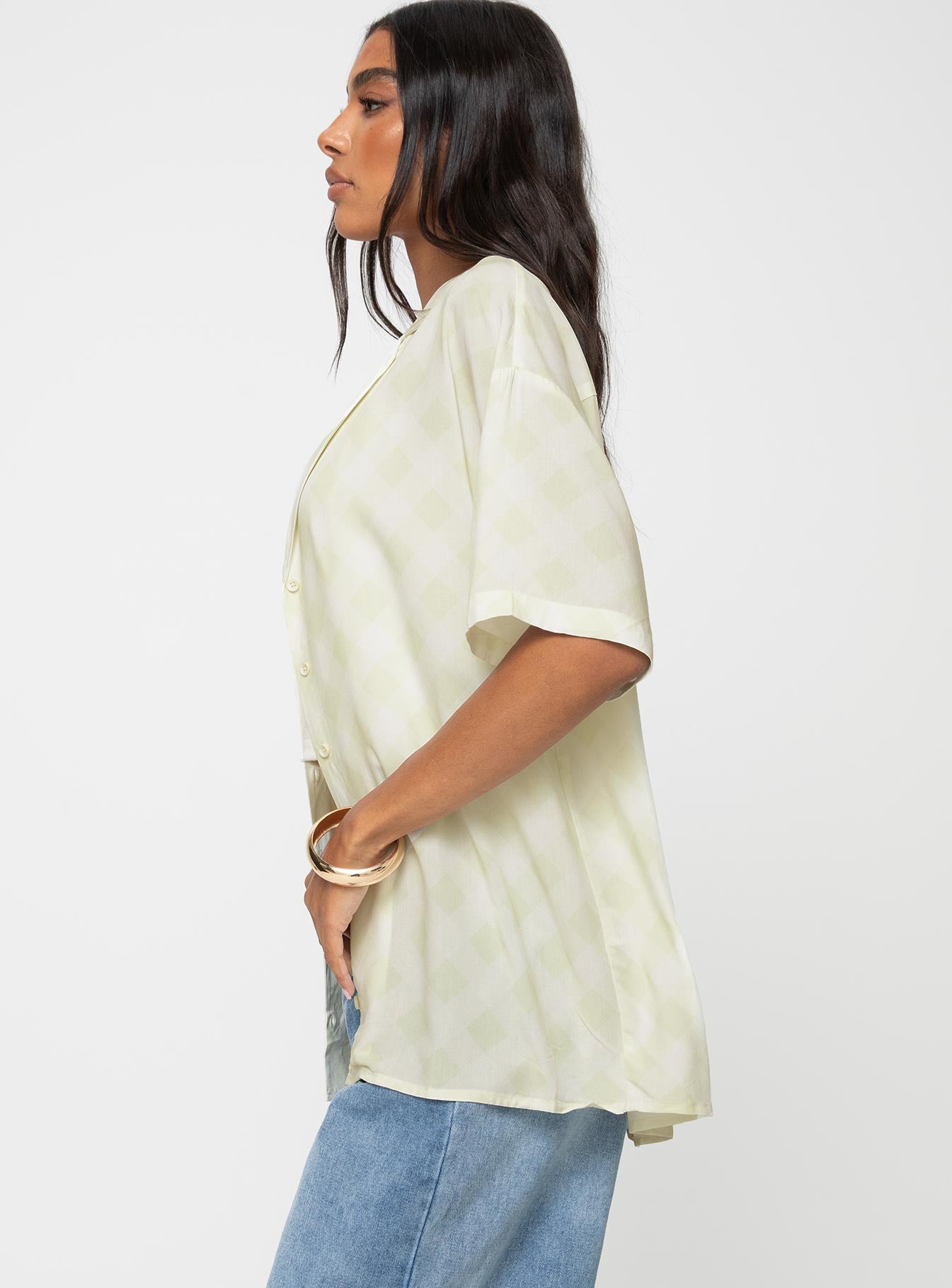 Caraliia Shirt Green Check - Image 4