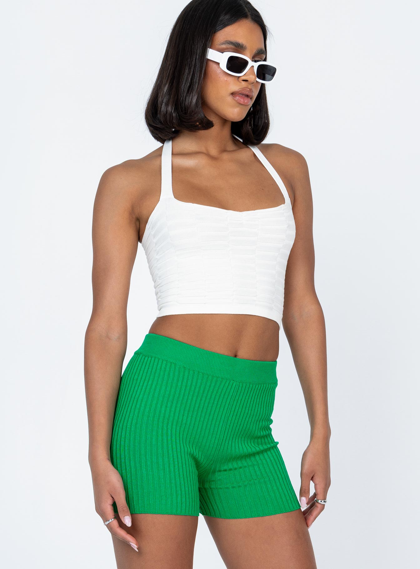 Skylar Bike Shorts Green - Image 3