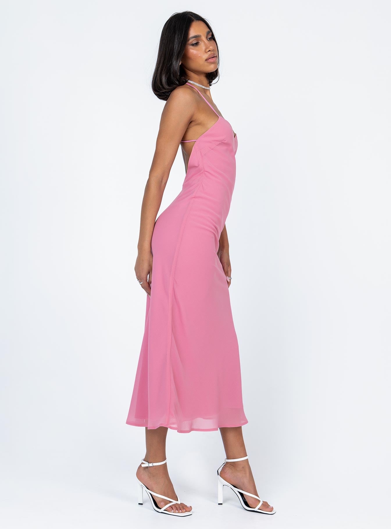 Trudy Maxi Dress Pink - Image 3