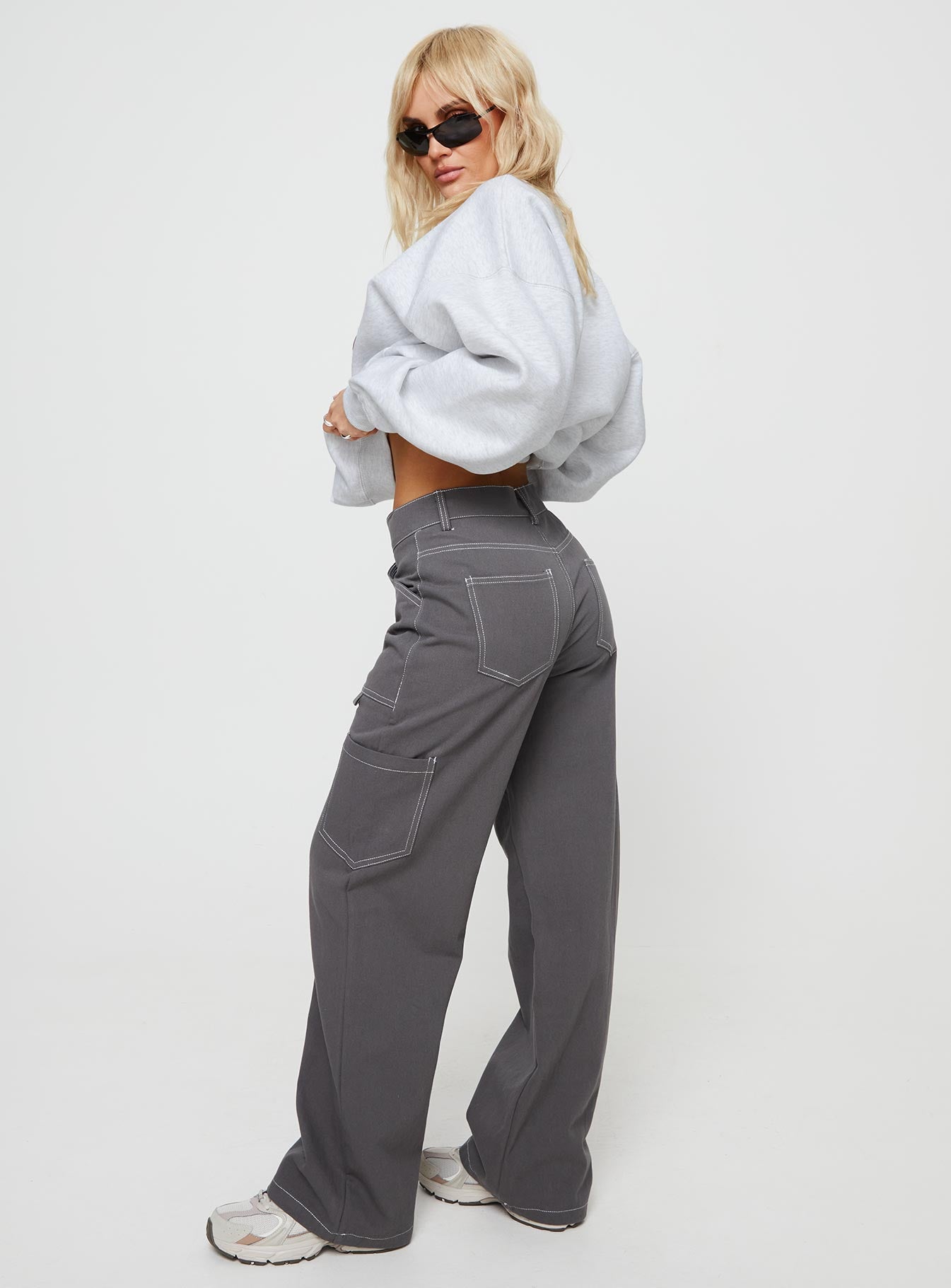 Hellier Cargo Pant Slate - Image 3