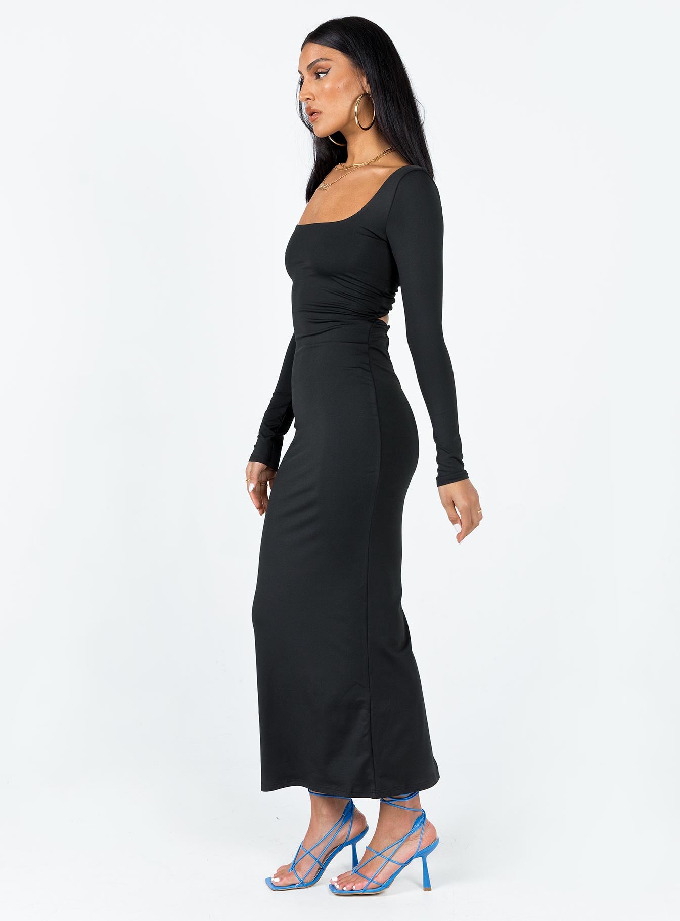 Lyla Maxi Dress Black - Image 4