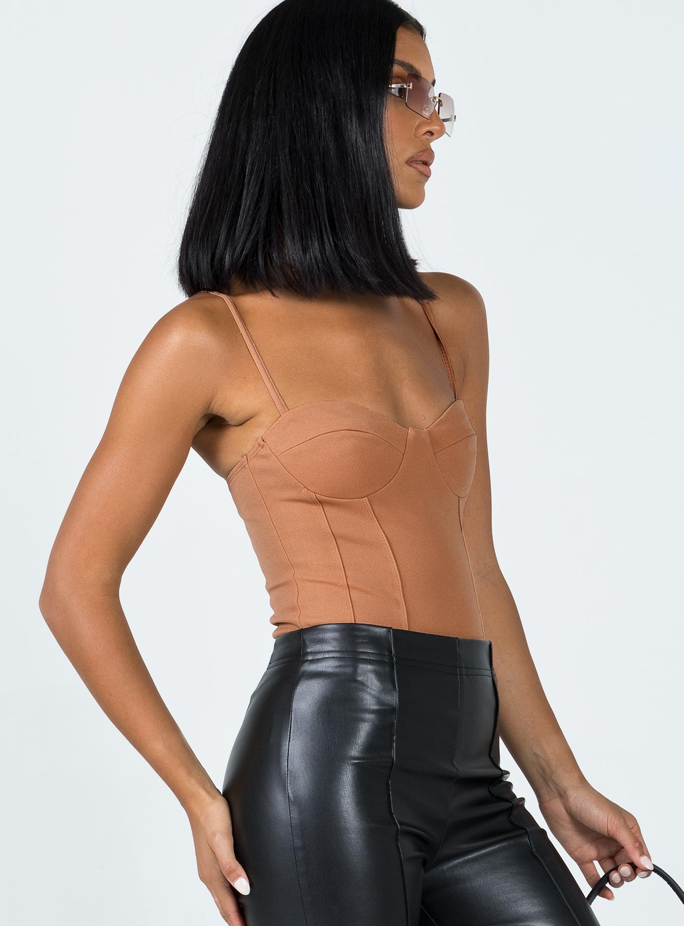 Oakland Bodysuit Beige - Image 3