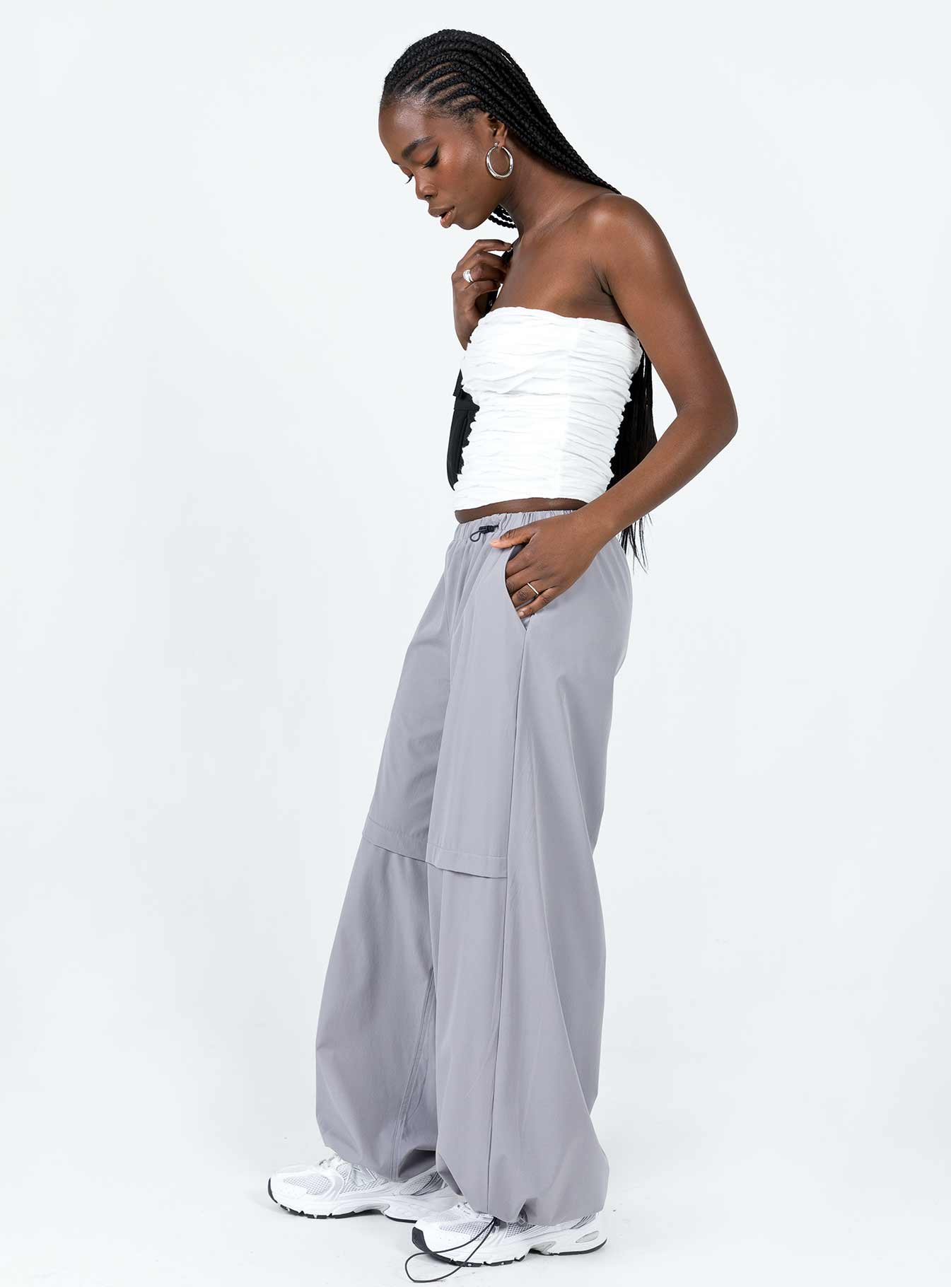 Jason Parachute Pants Grey - Image 4