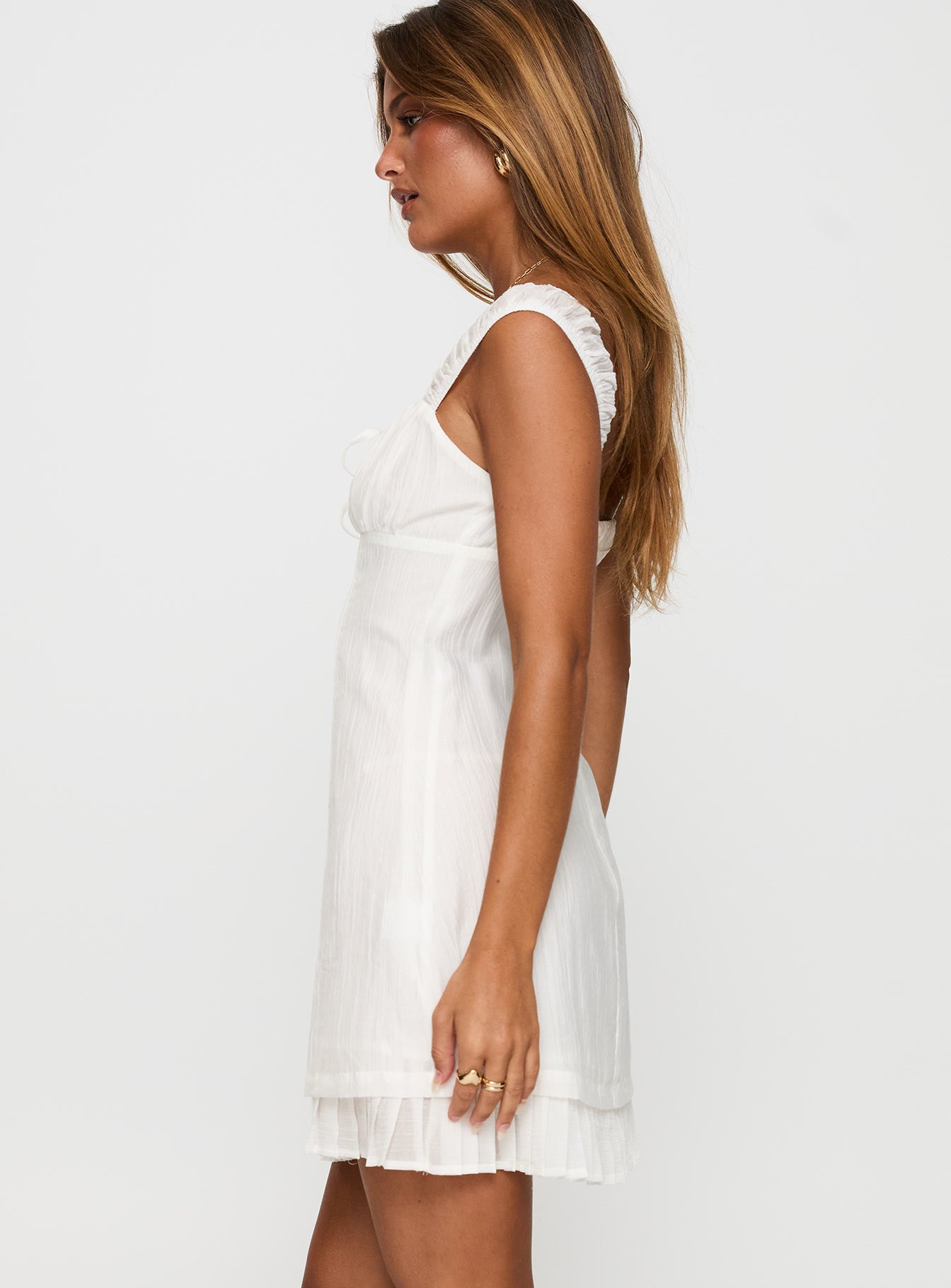 Eternally Yours Mini Dress White - Image 4