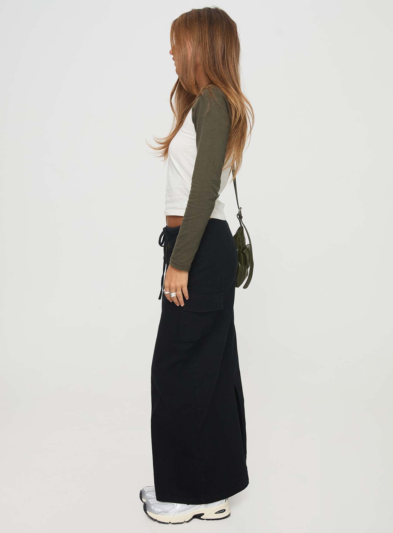 My Girl Maxi Skirt Black - Image 4