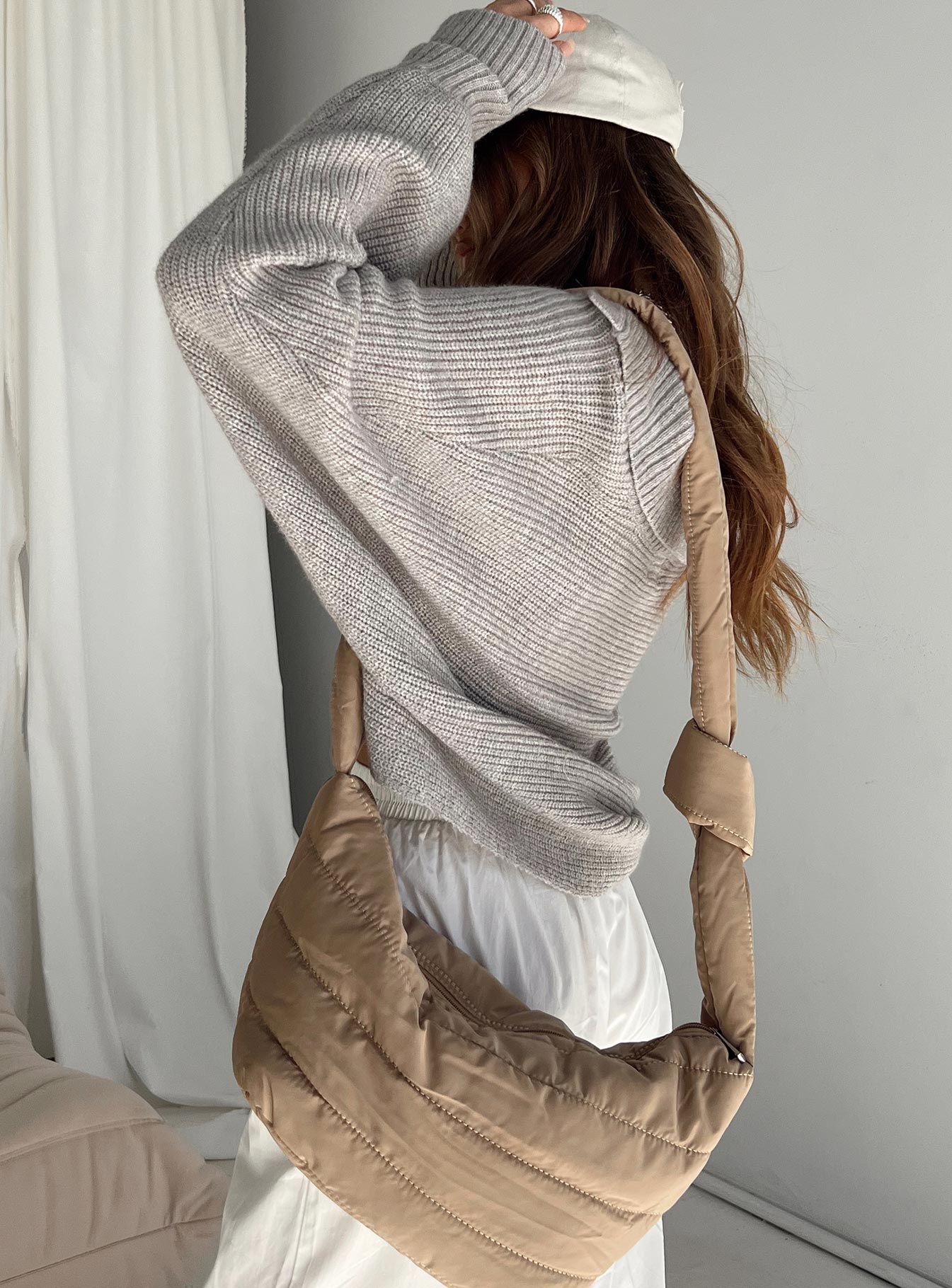 Quinten Sweater Grey - Image 4