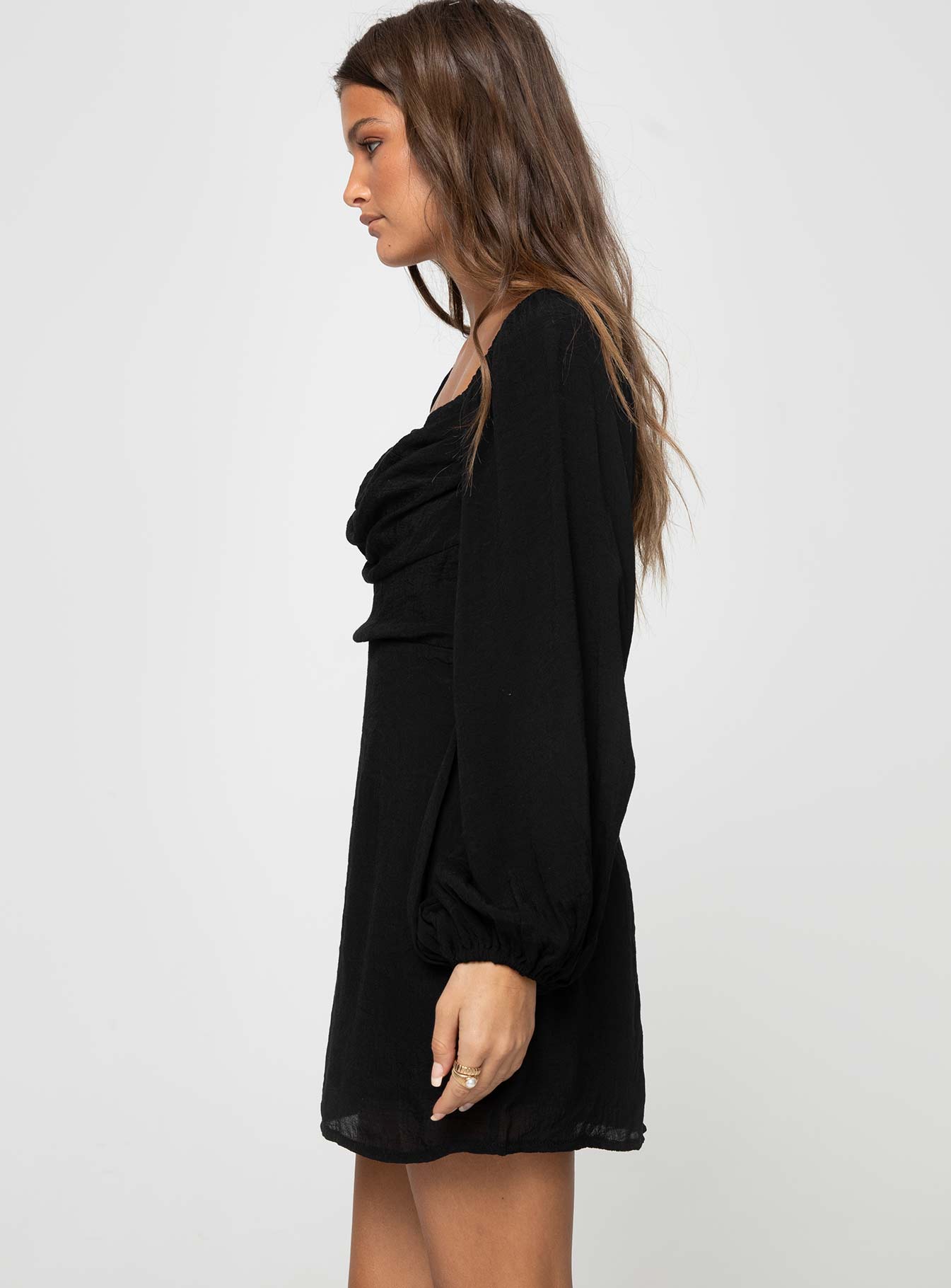 Warra Mini Dress Black - Image 4