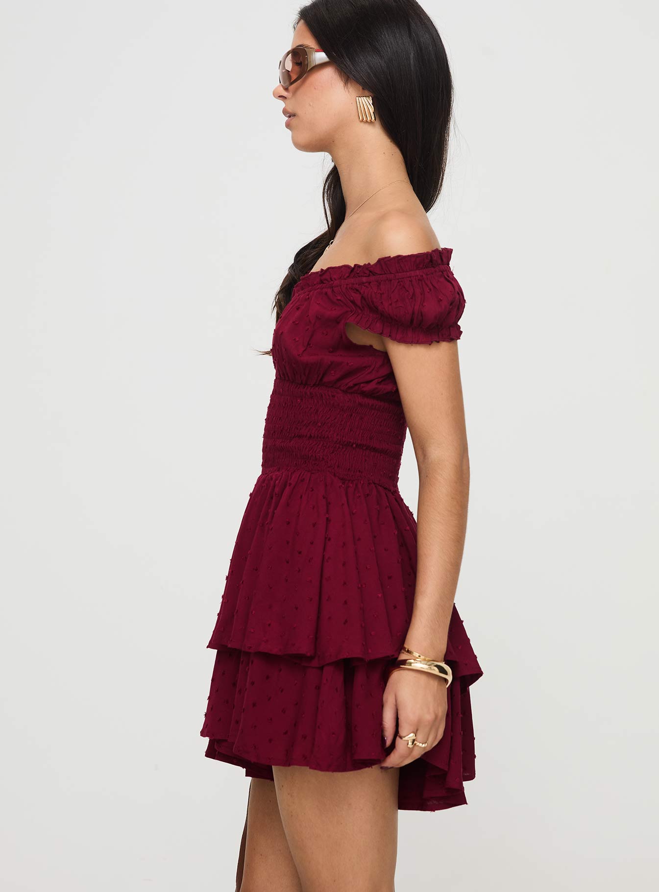 The Love Galore Romper Deep Cherry - Image 4