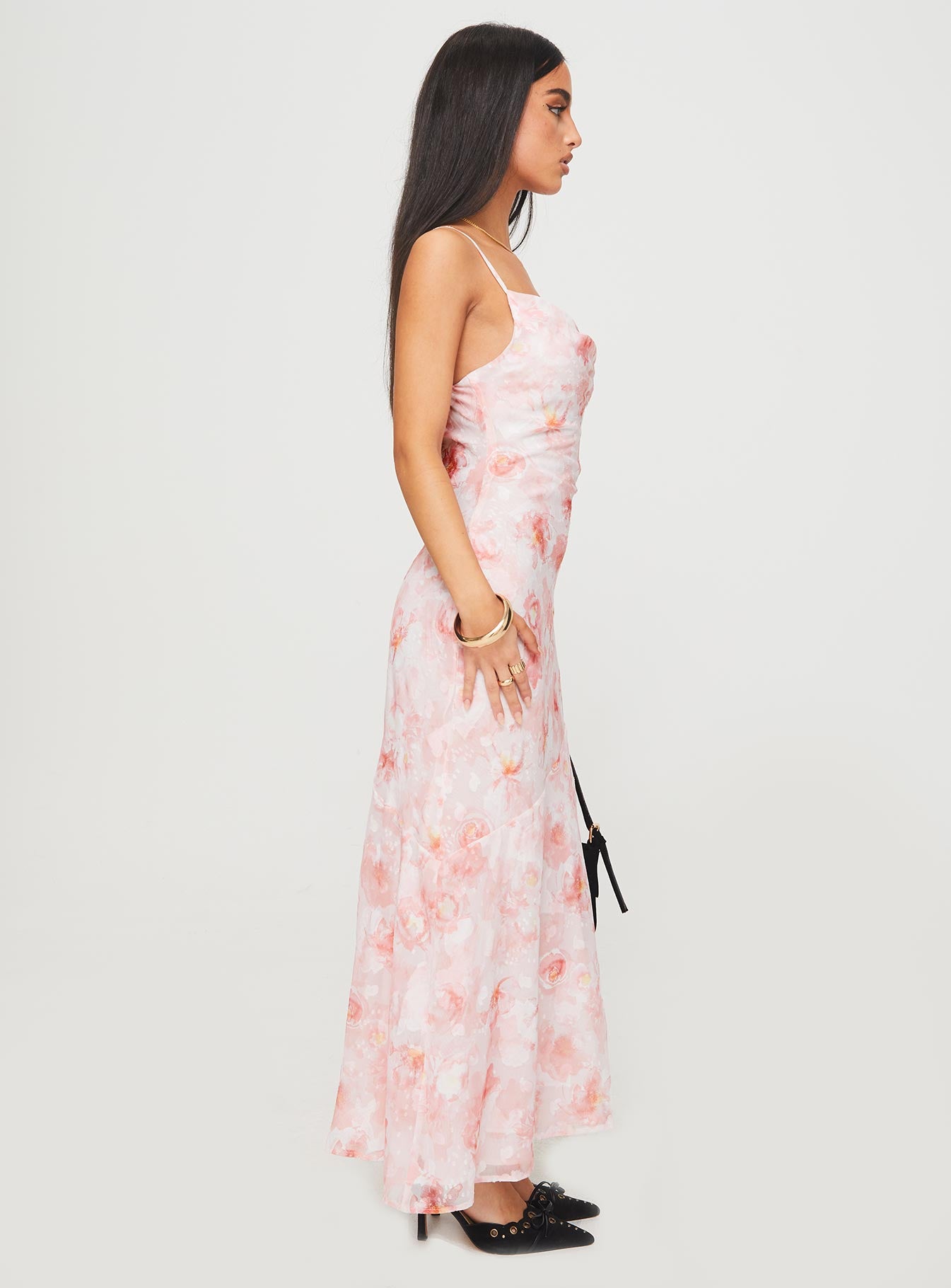 Mafalde Maxi Dress Pink - Image 3