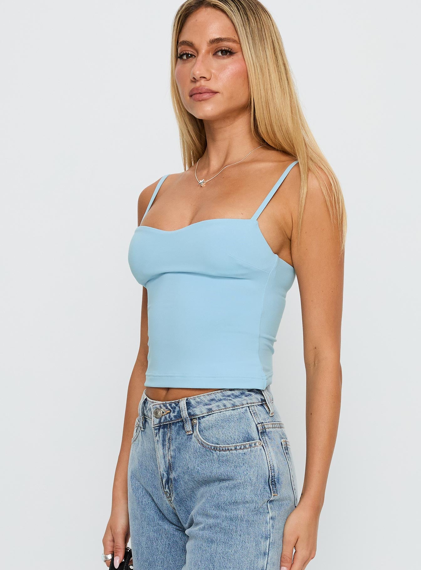Evanda Top Light Blue - Image 3