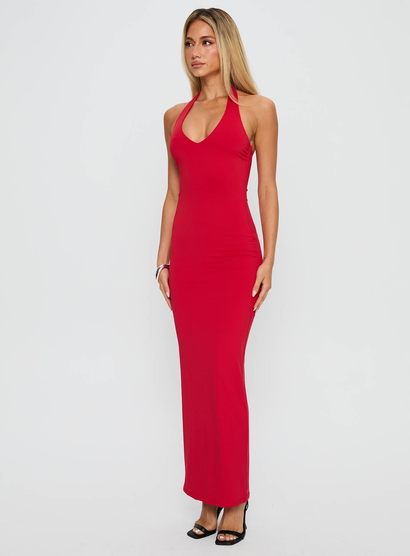 Spicy Maxi Dress Red - Image 4