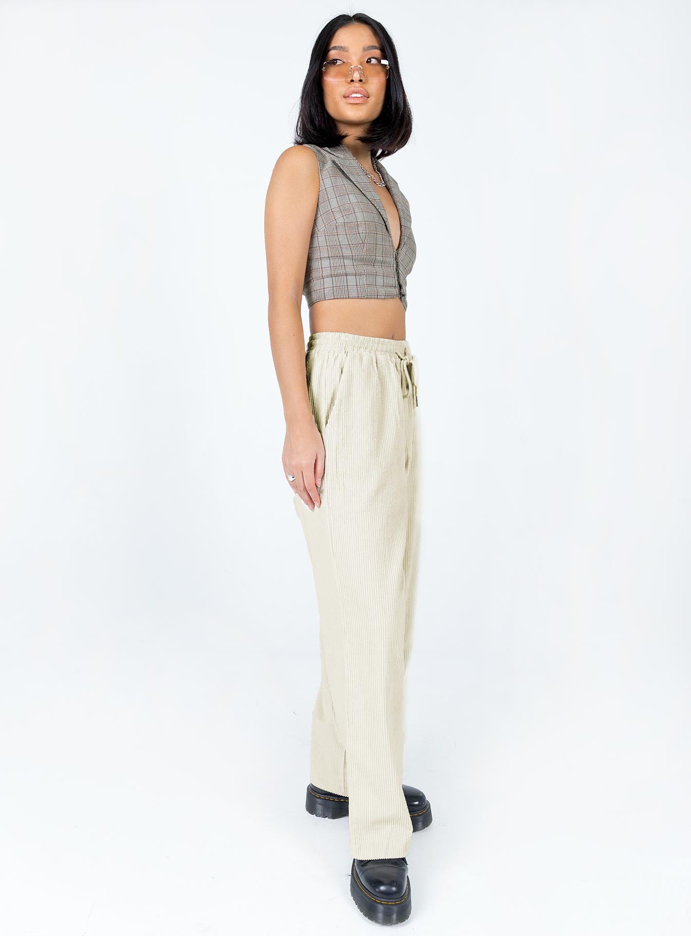 Nikita Cord Pant Cream - Image 3