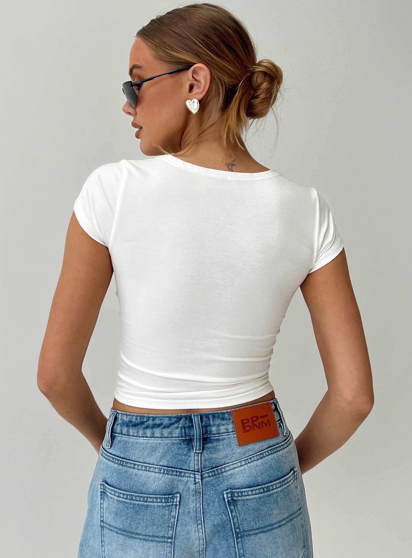 Getaway Baby Tee White - Image 3