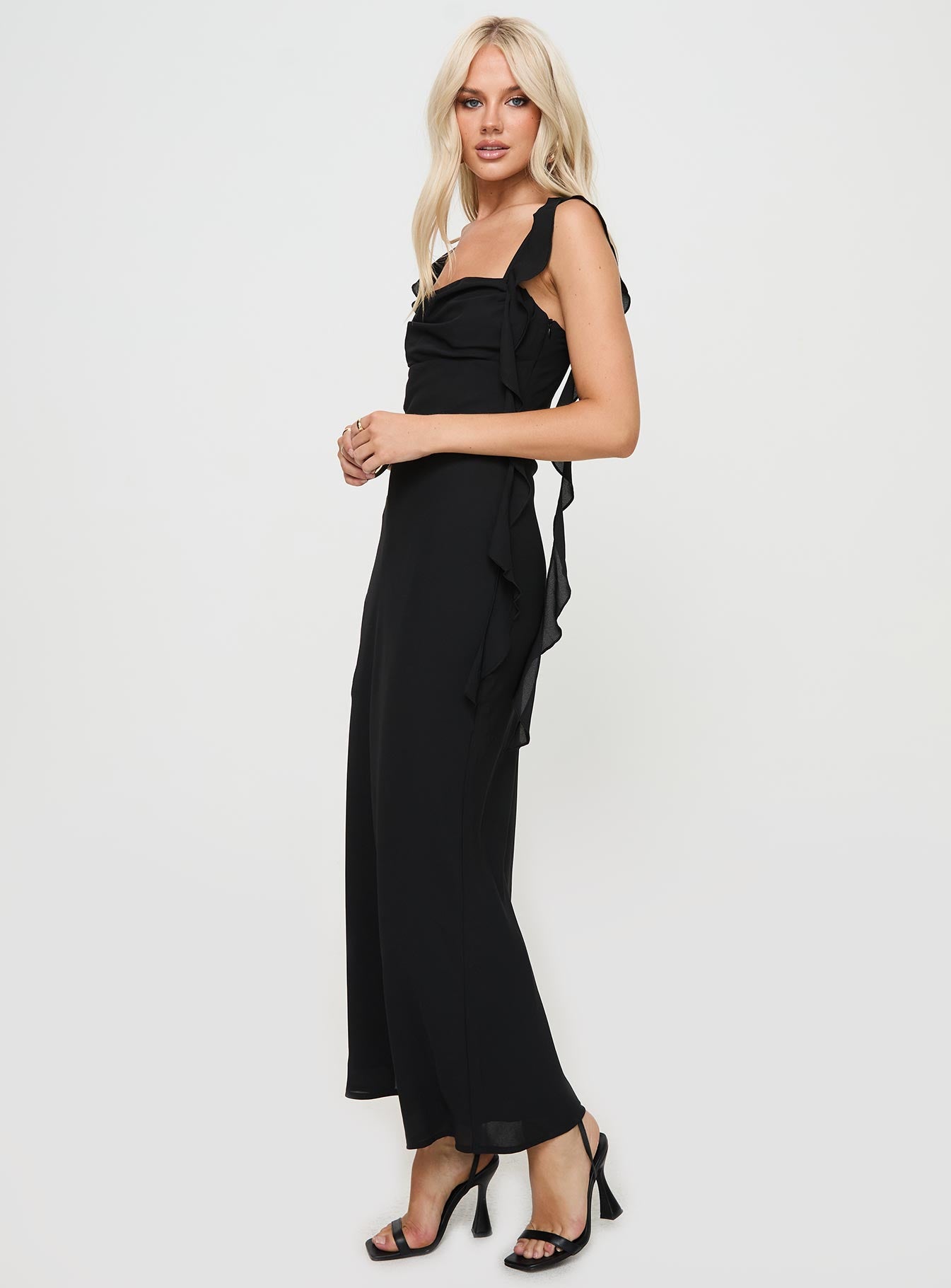 Lanai Maxi Dress Black - Image 4
