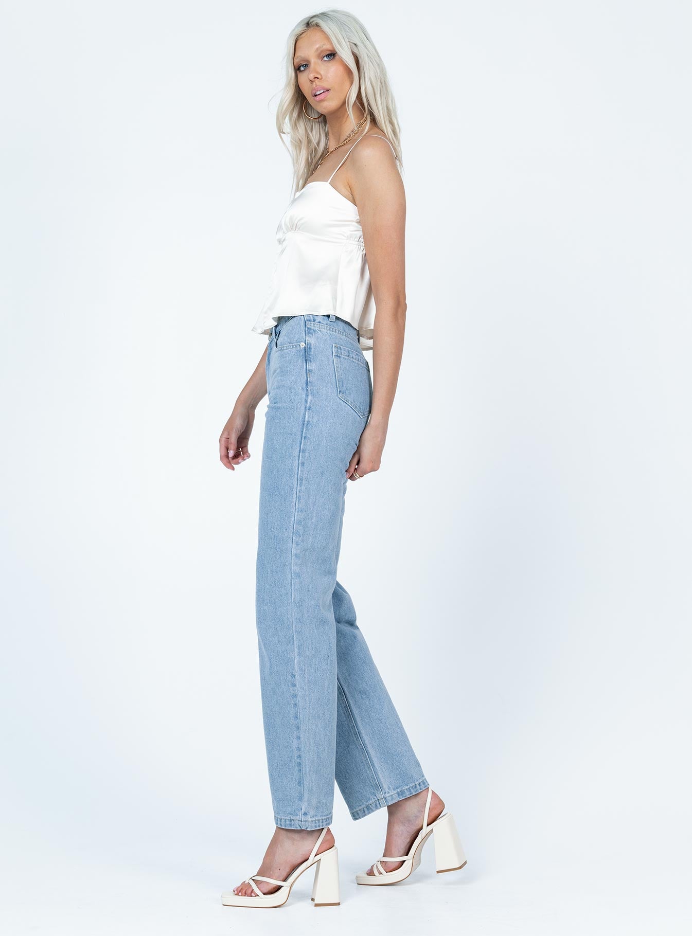 Maverick Mid Waist Jean Denim - Image 4