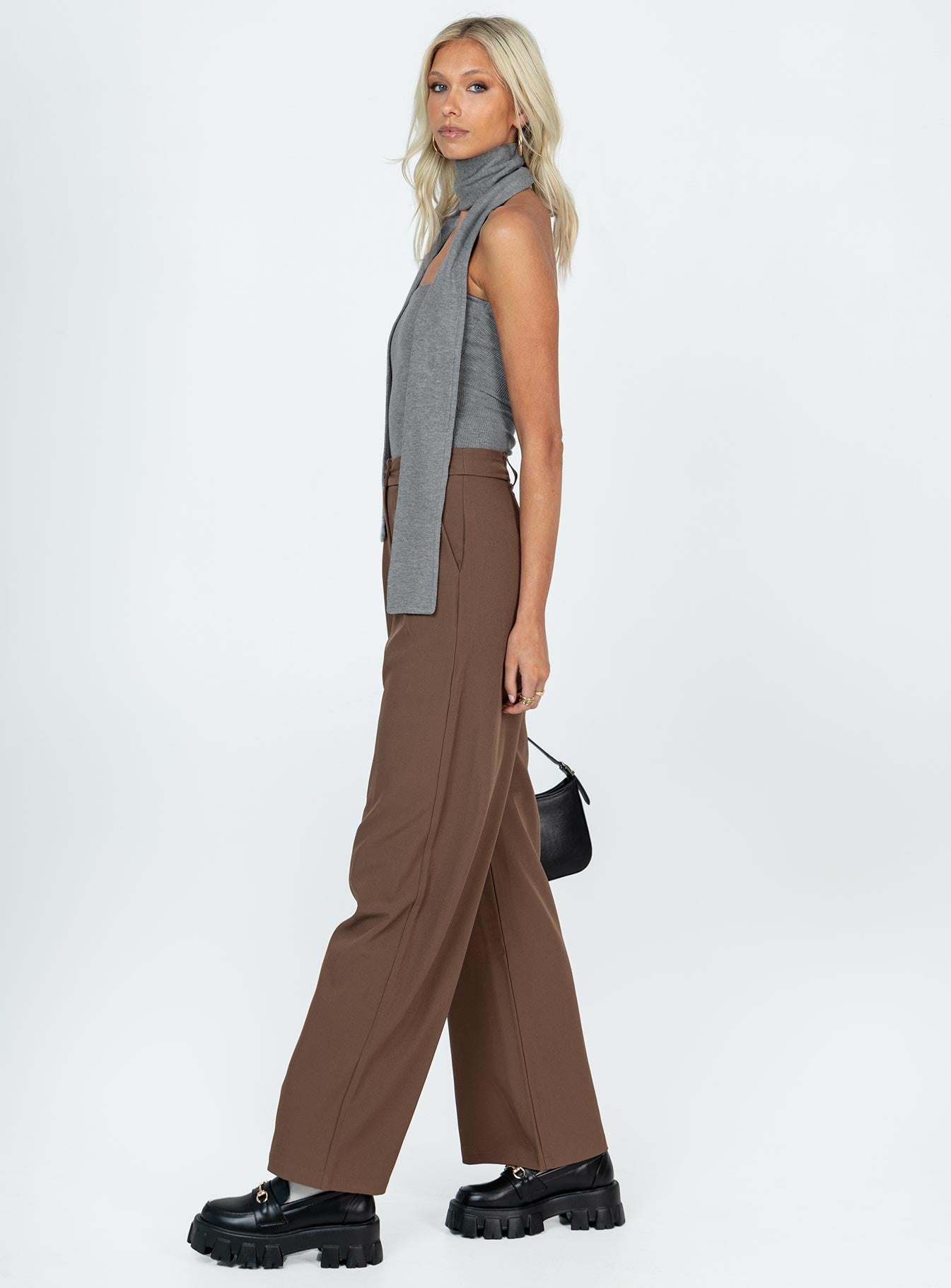 Archer Pants Brown Eco Tall - Image 4