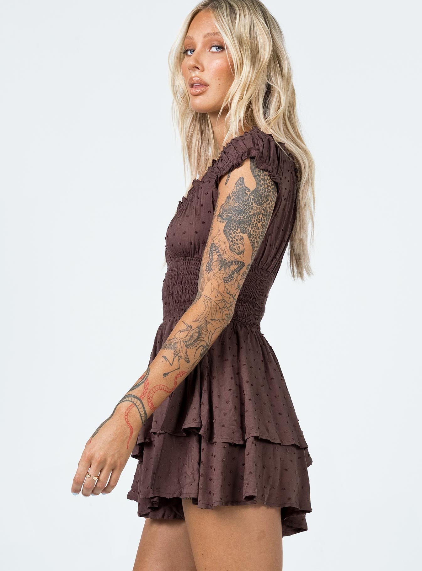 The Love Galore Romper Brown - Image 4