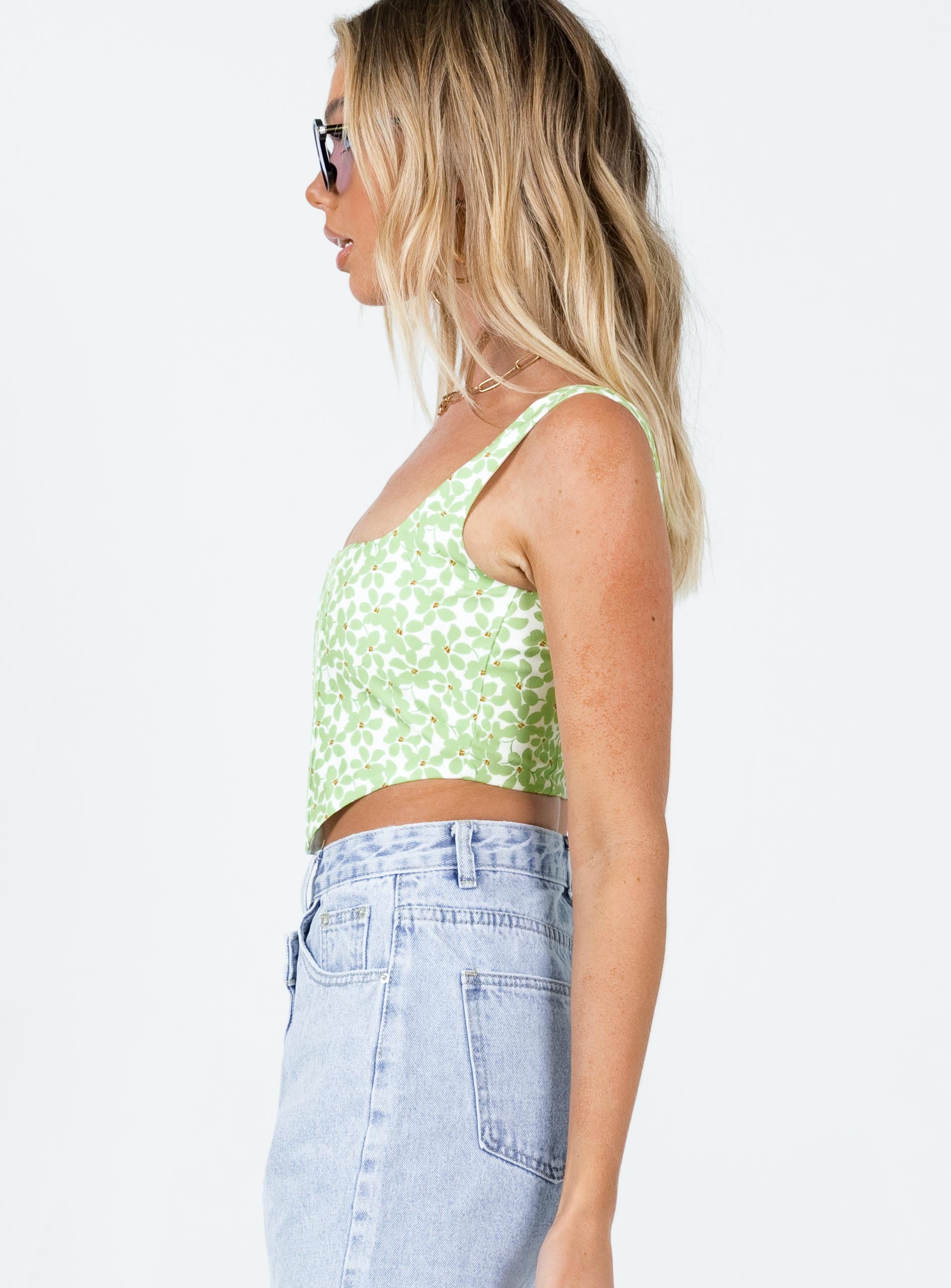 Kaeshia Rib Bustier Floral - Image 3