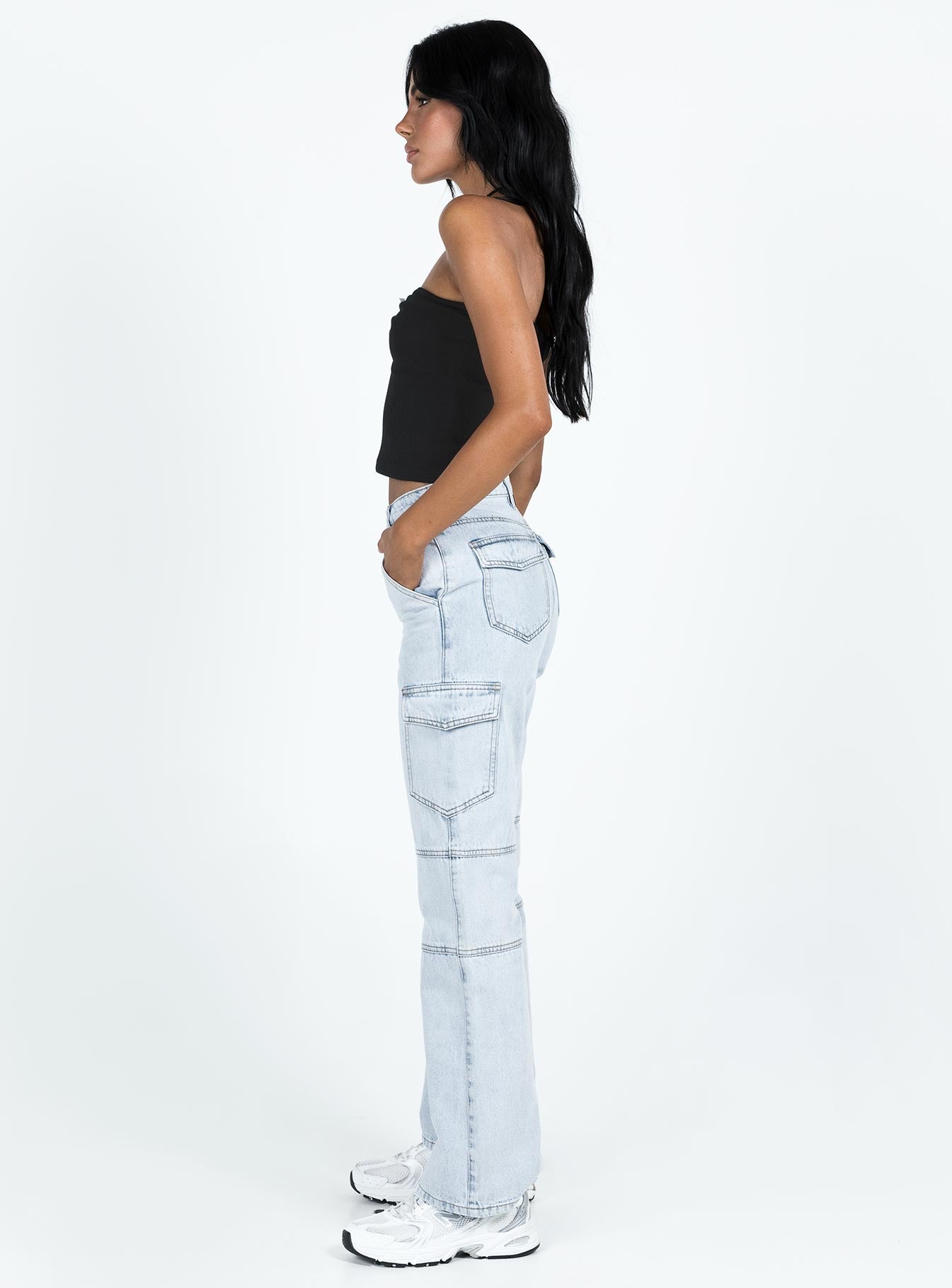 Katey Jeans Light Wash Denim - Image 4