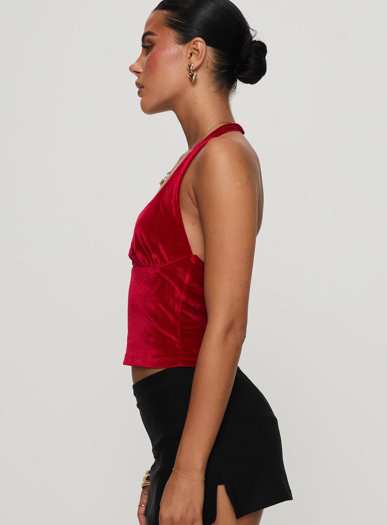 Tuberose Halter Top Red - Image 3