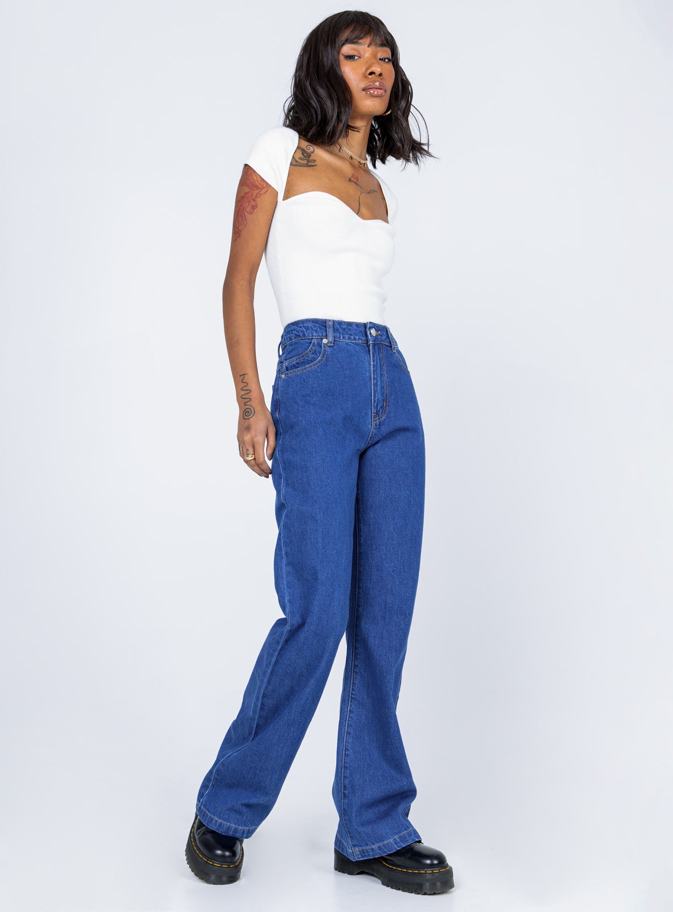 Cannes Flare Denim Jeans - Image 3