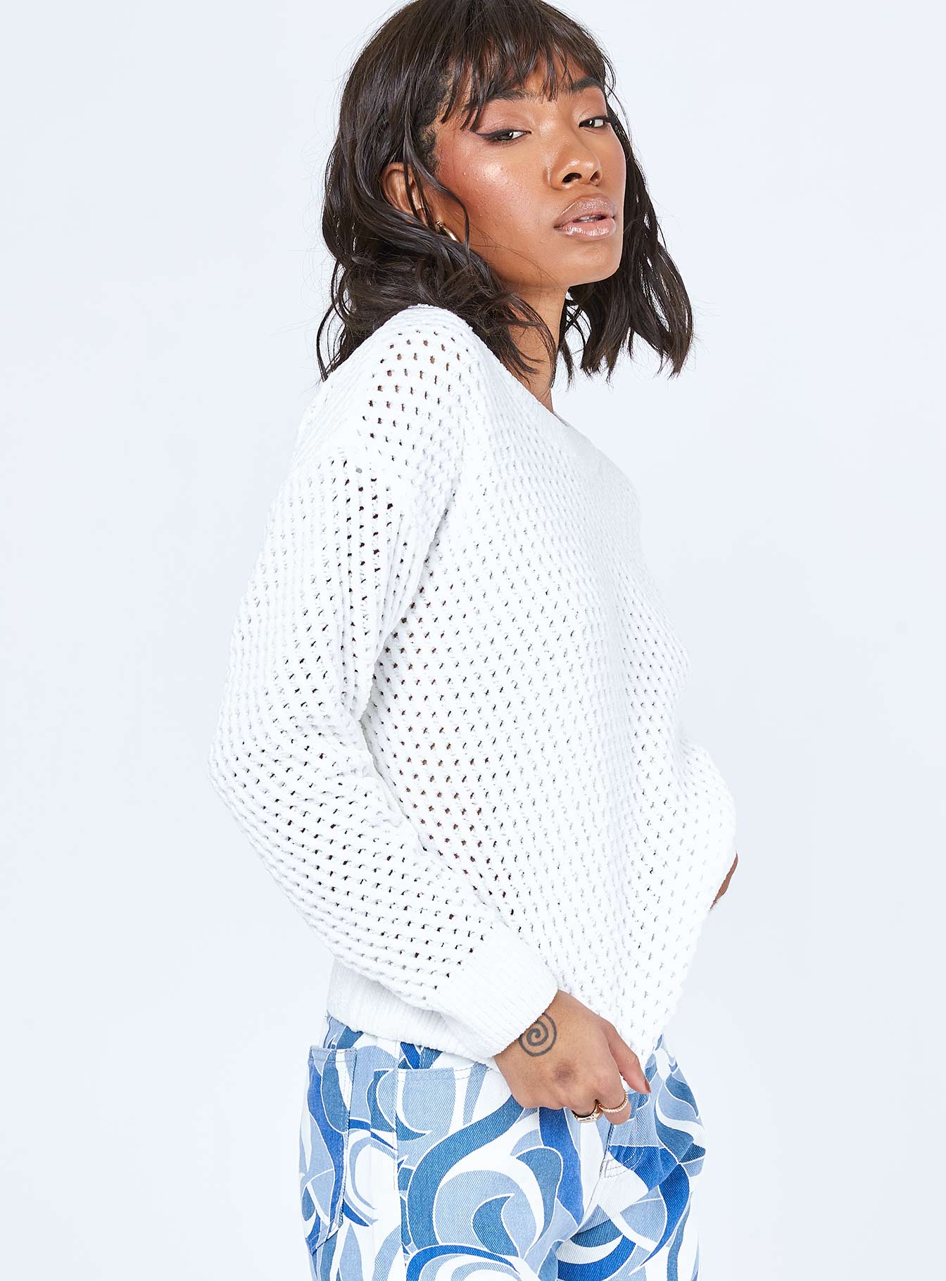 Lucien Sweater White - Image 3