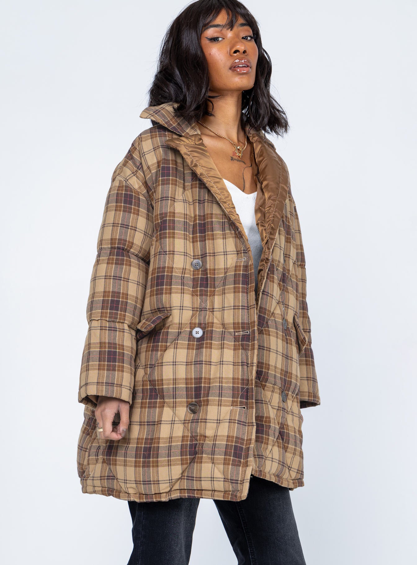 Nyomi Coat Brown - Image 5