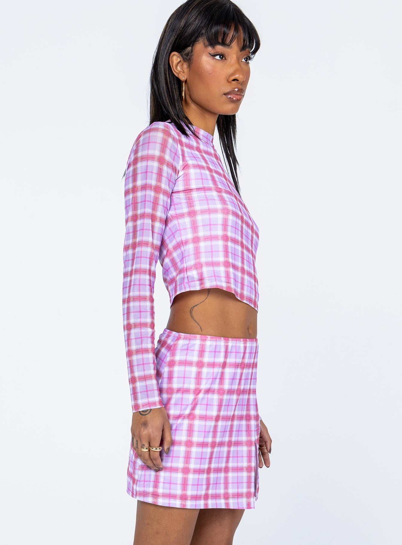 Alana Long Sleeve Set Pink / Purple - Image 5