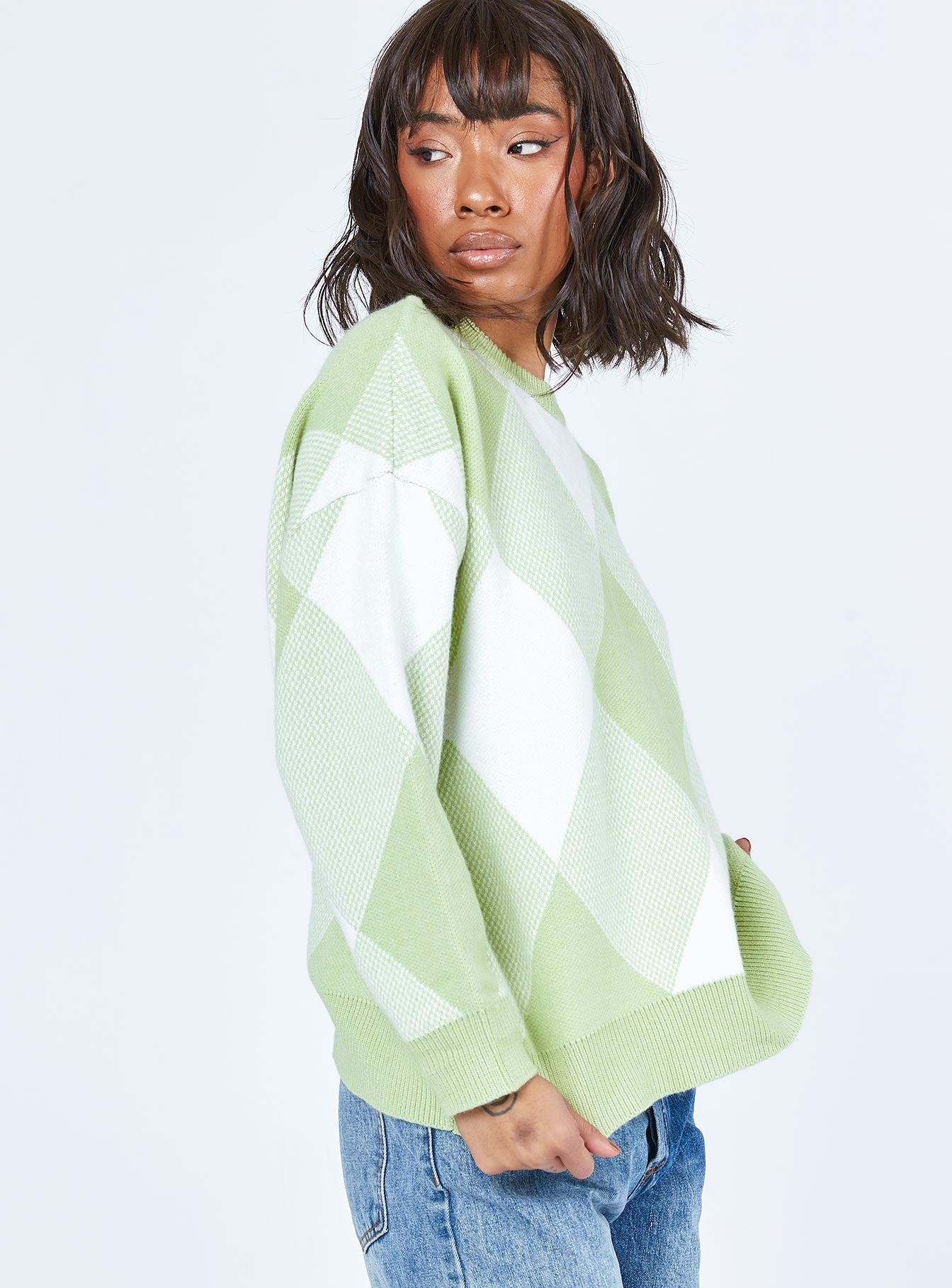 Jasper Sweater Green - Image 3