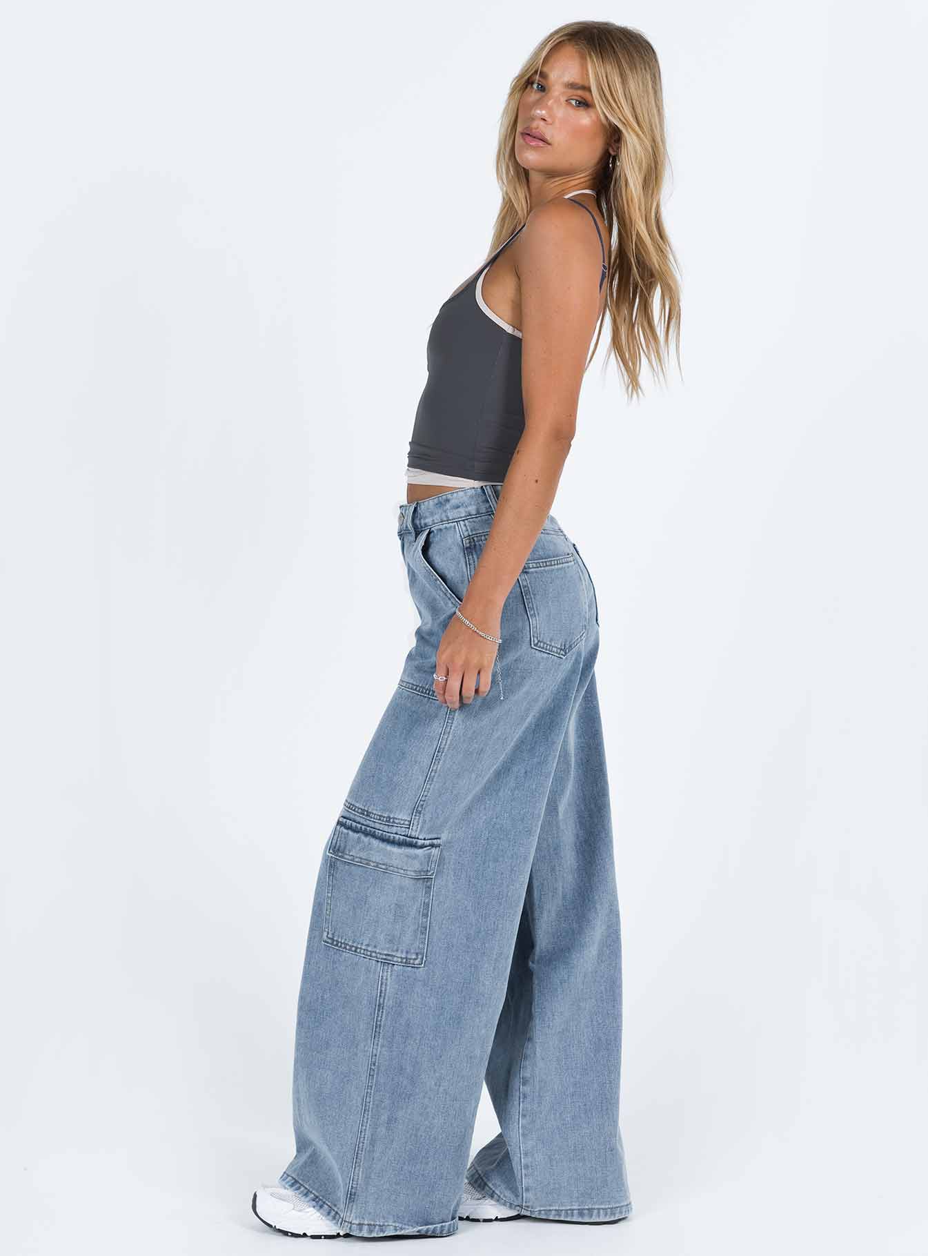 Tamba Cargo Jeans Denim - Image 4