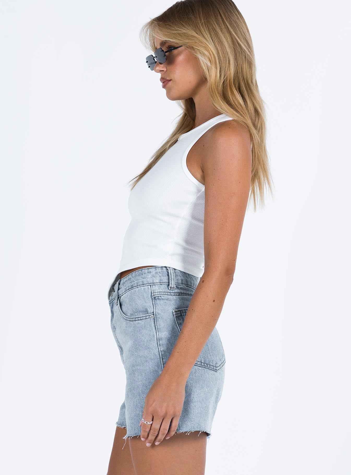 Laurena Denim Shorts Tall Lower Impact - Image 6
